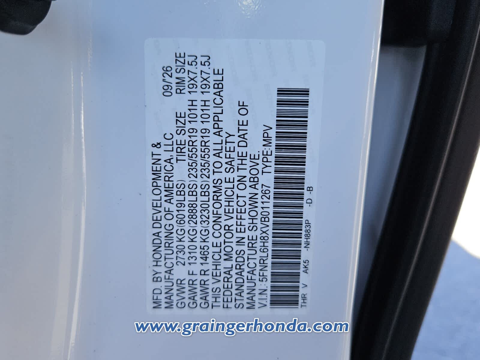 New 2027 Honda Odyssey Van