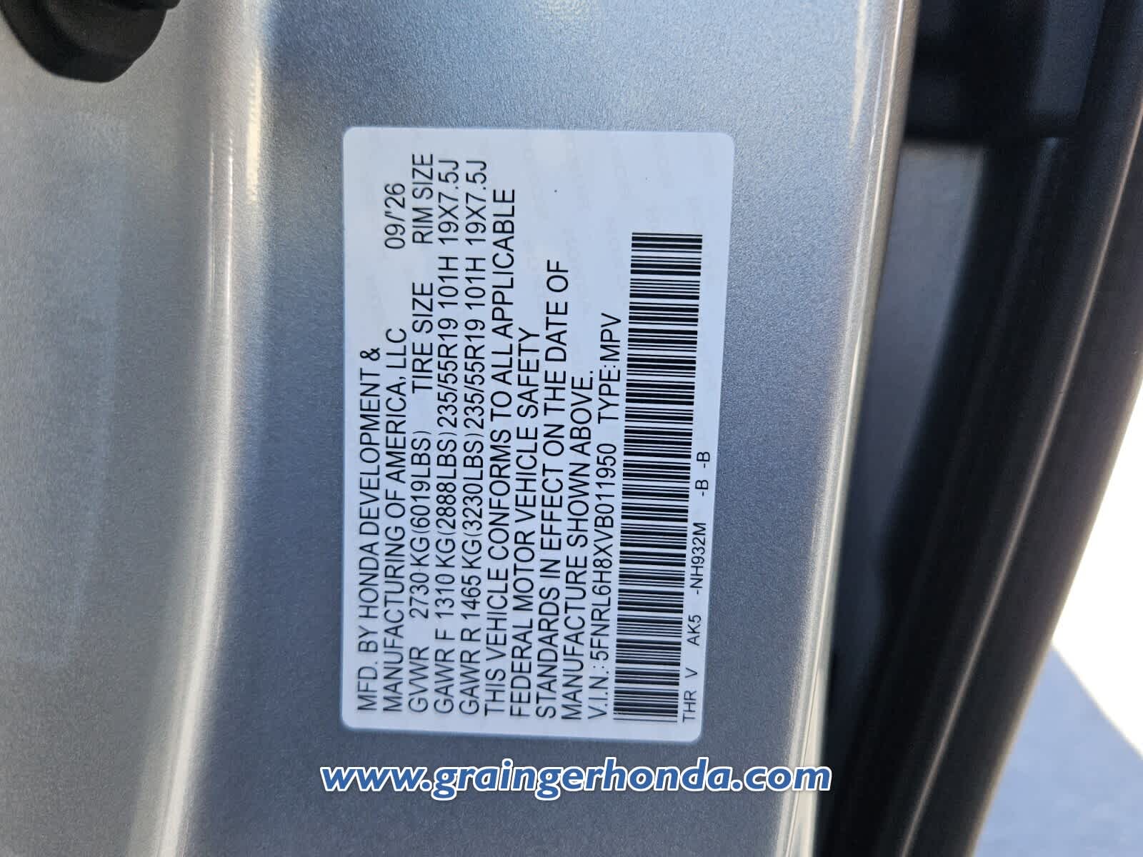 New 2027 Honda Odyssey Van