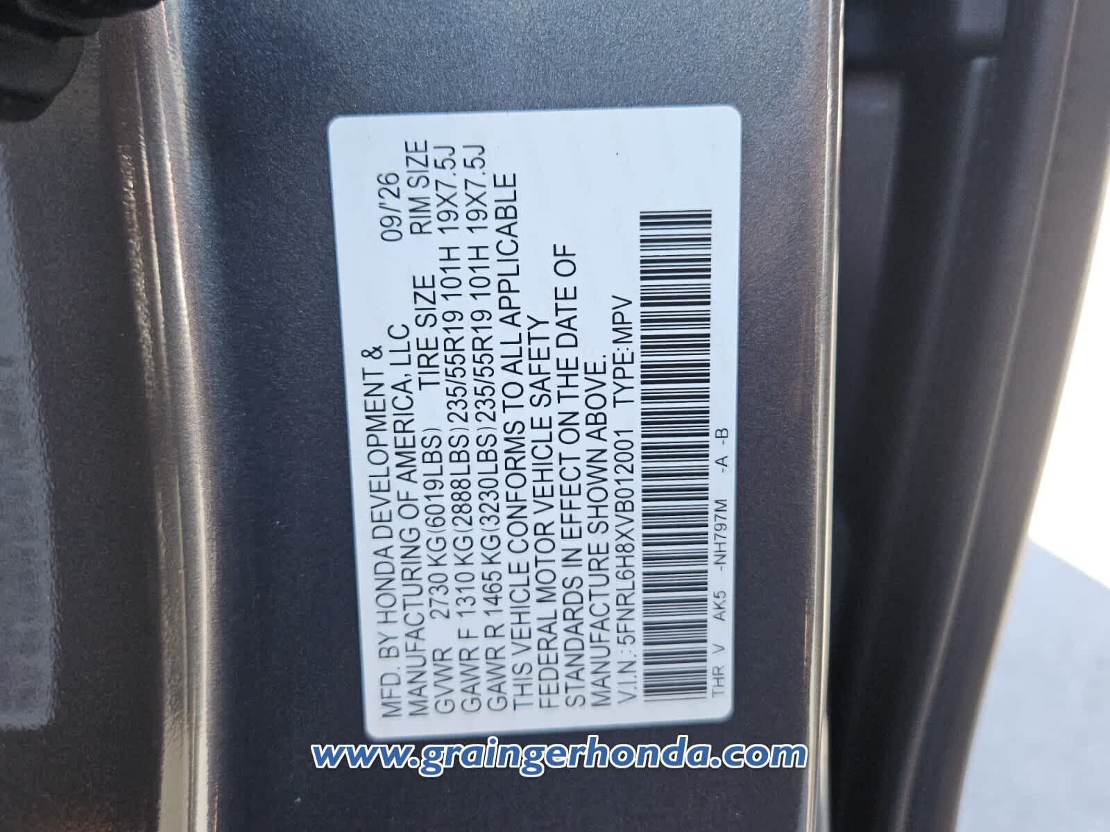 New 2027 Honda Odyssey Van