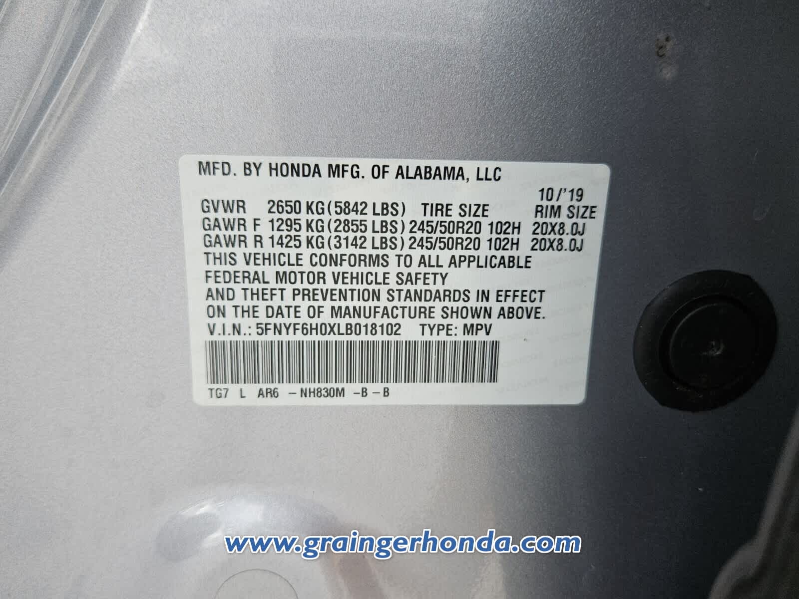 Used 2020 Honda Pilot SUV