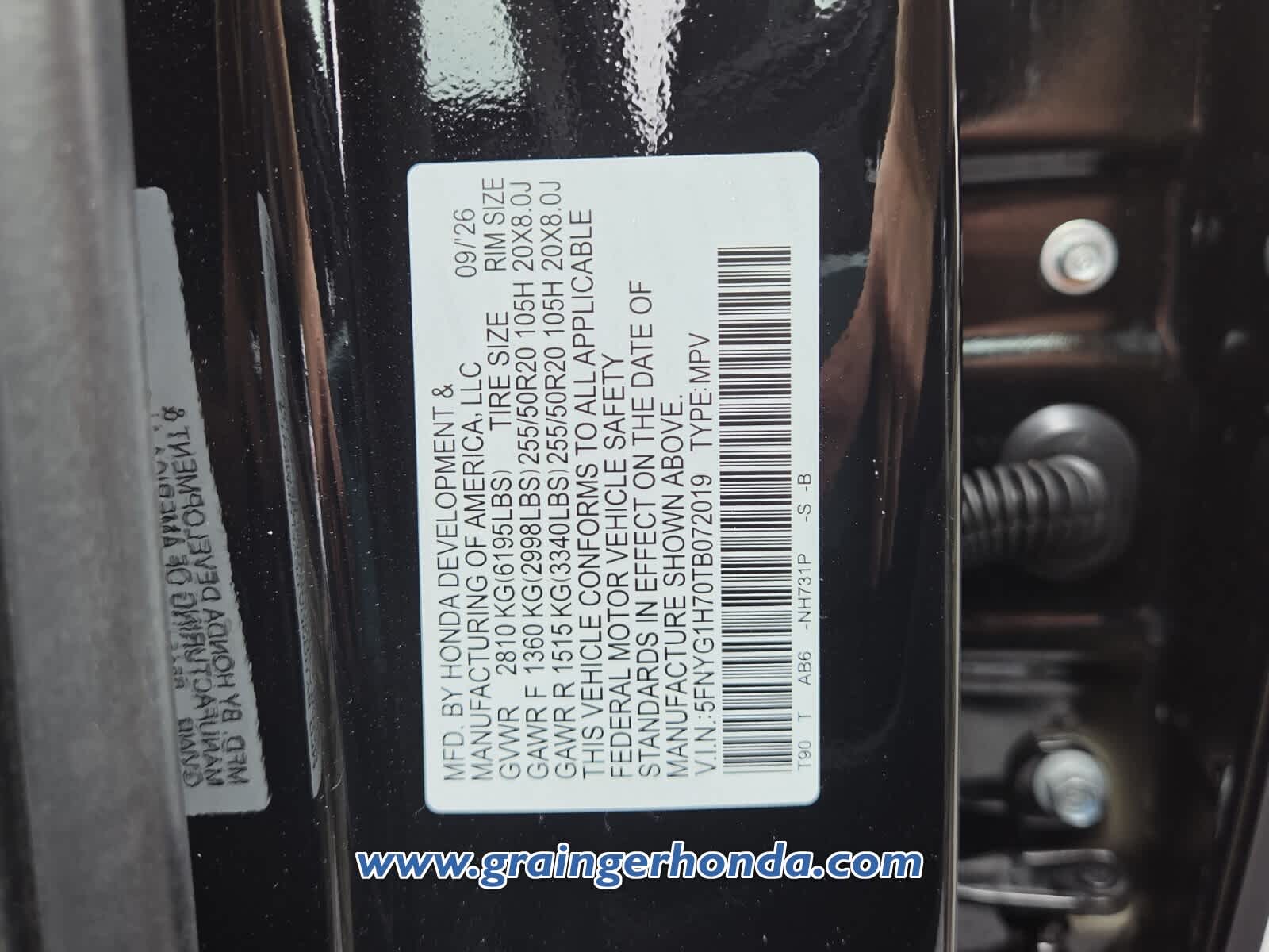 New 2026 Honda Pilot SUV