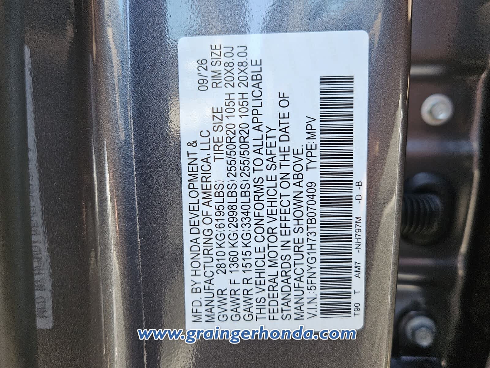 New 2026 Honda Pilot SUV