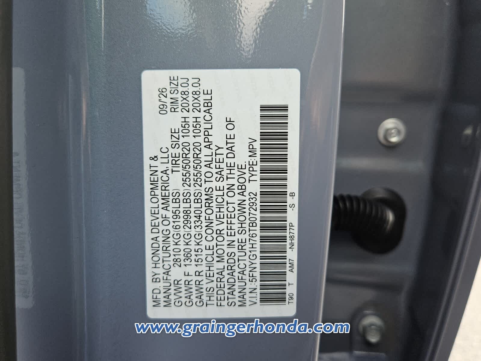 New 2026 Honda Pilot SUV