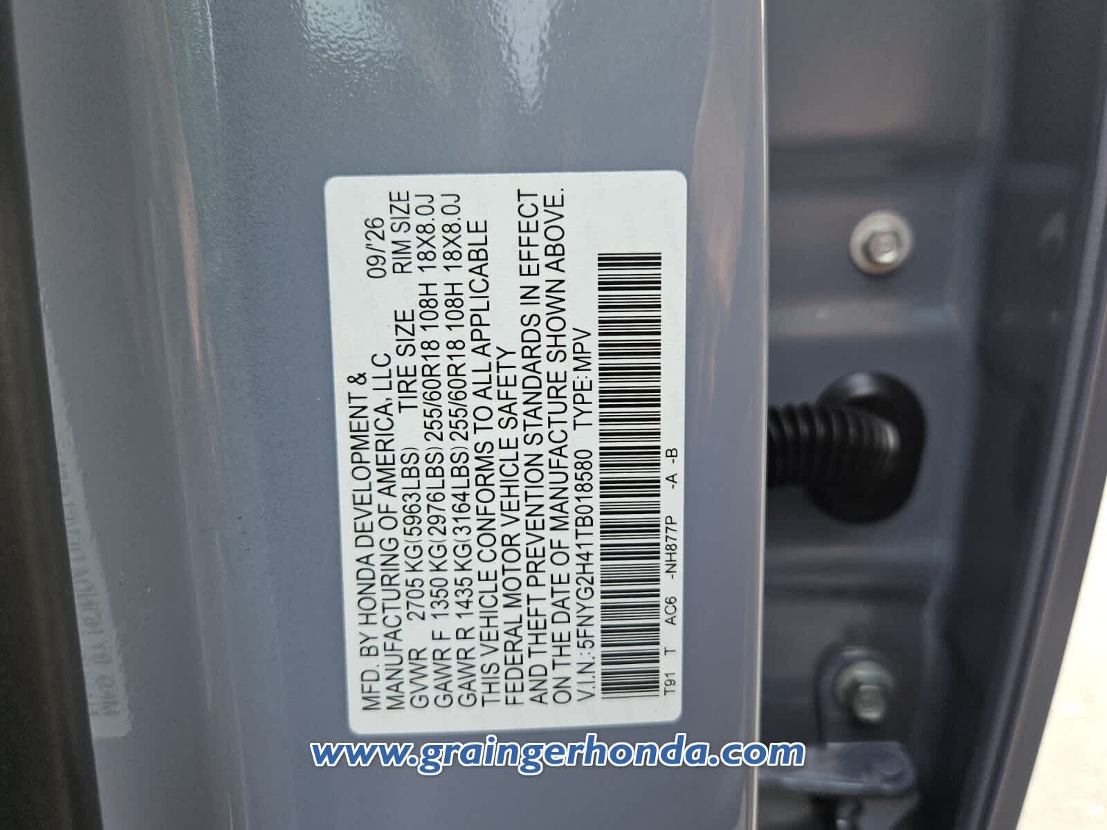 New 2026 Honda Pilot SUV