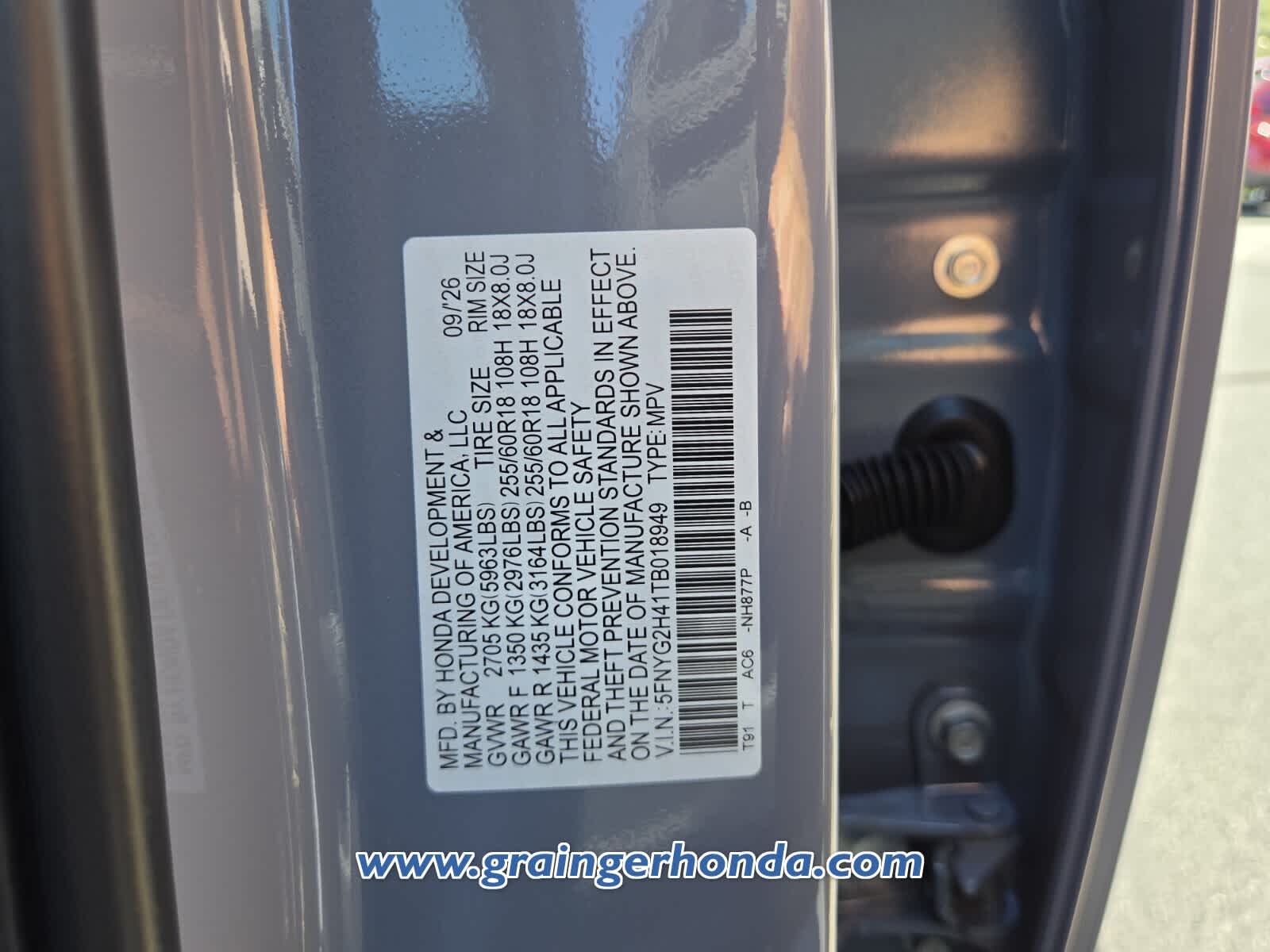 New 2026 Honda Pilot SUV