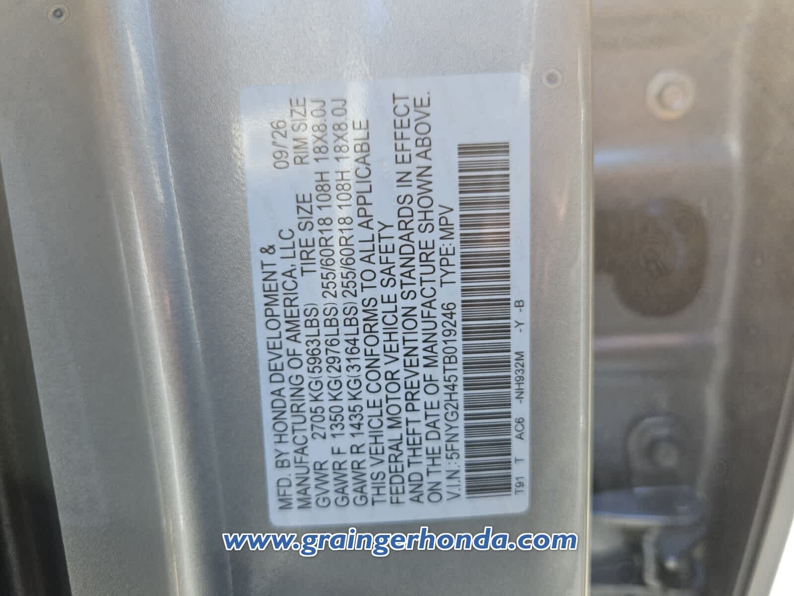 New 2026 Honda Pilot SUV