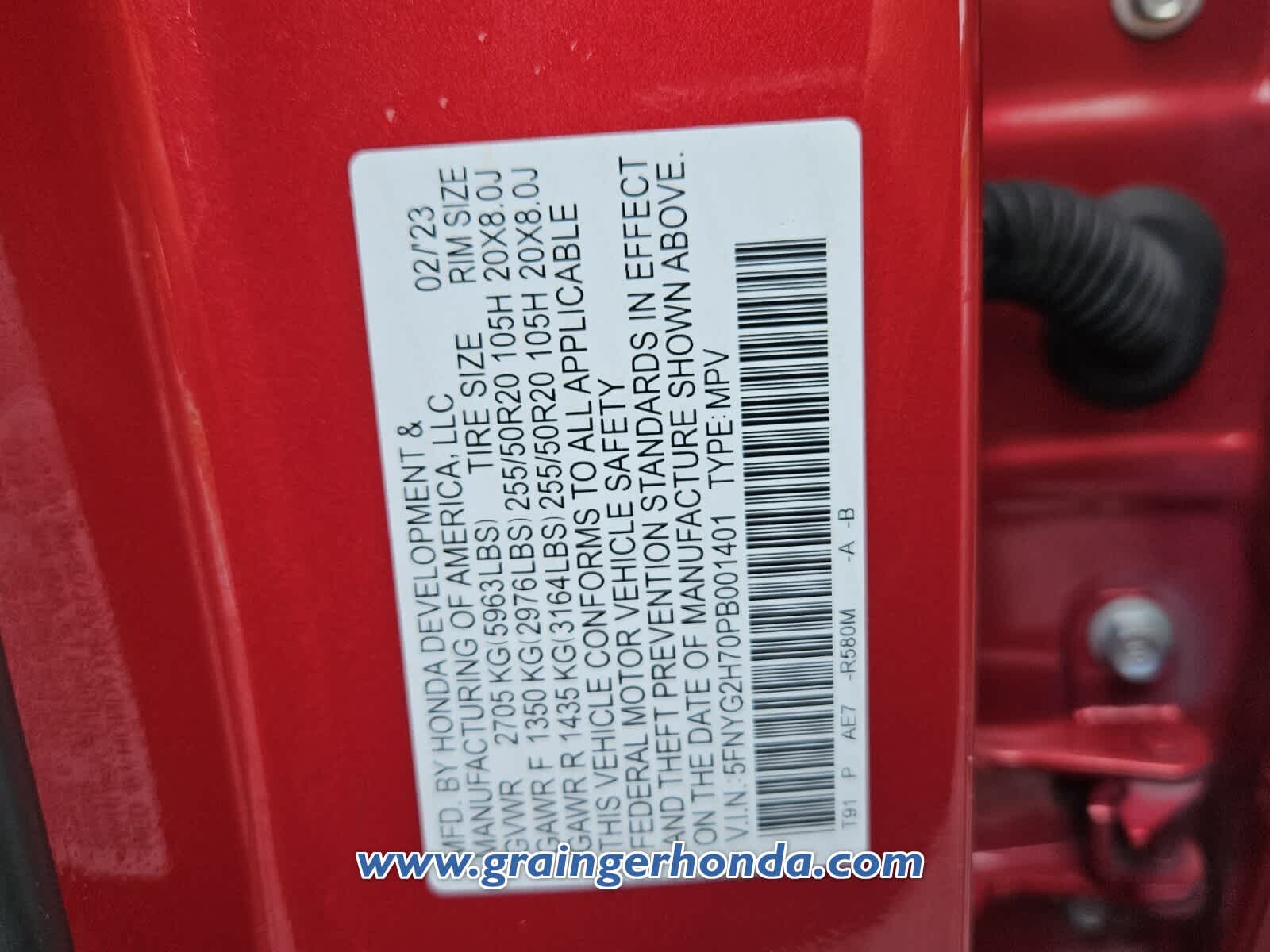 2023 Honda Pilot Touring - Photo 14