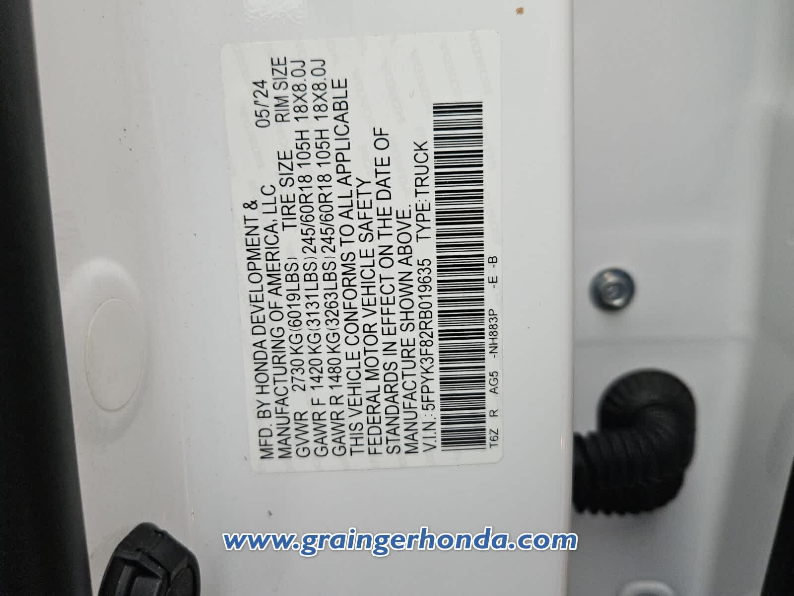 Used 2024 Honda Ridgeline Truck