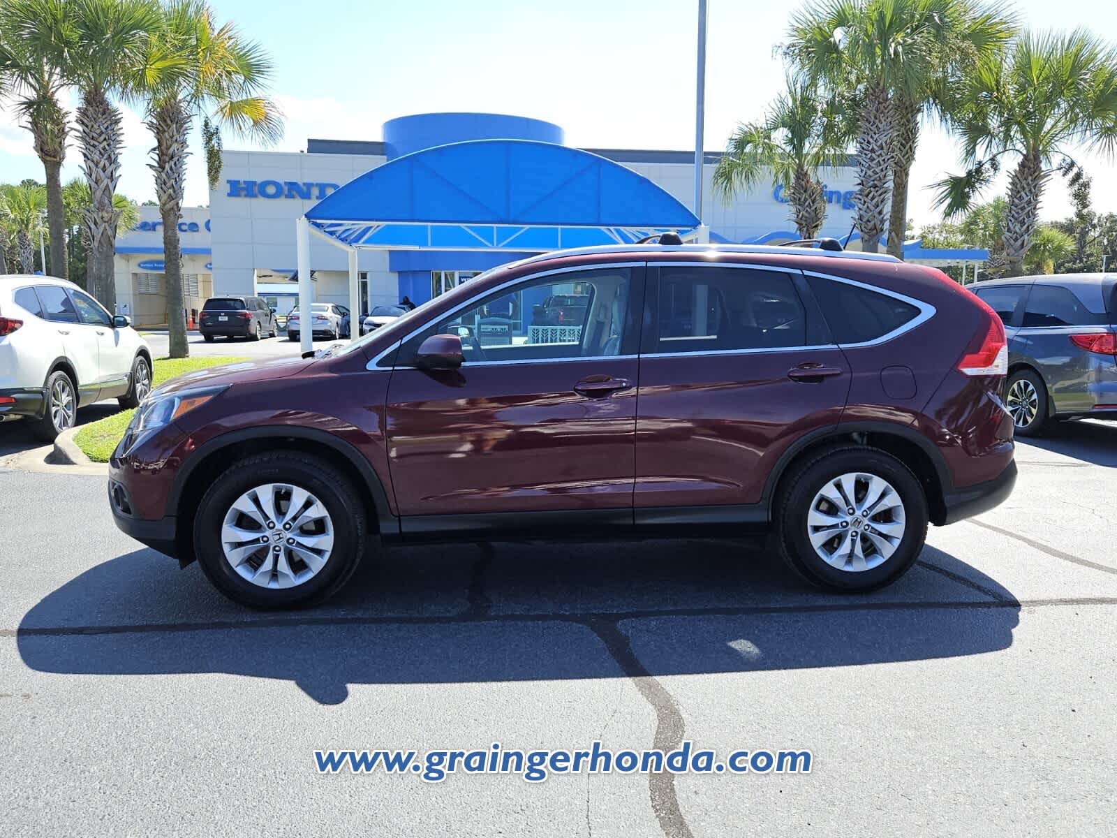 Used 2013 Honda CR-V EX-L with VIN 5J6RM4H71DL065300 for sale in Savannah, GA