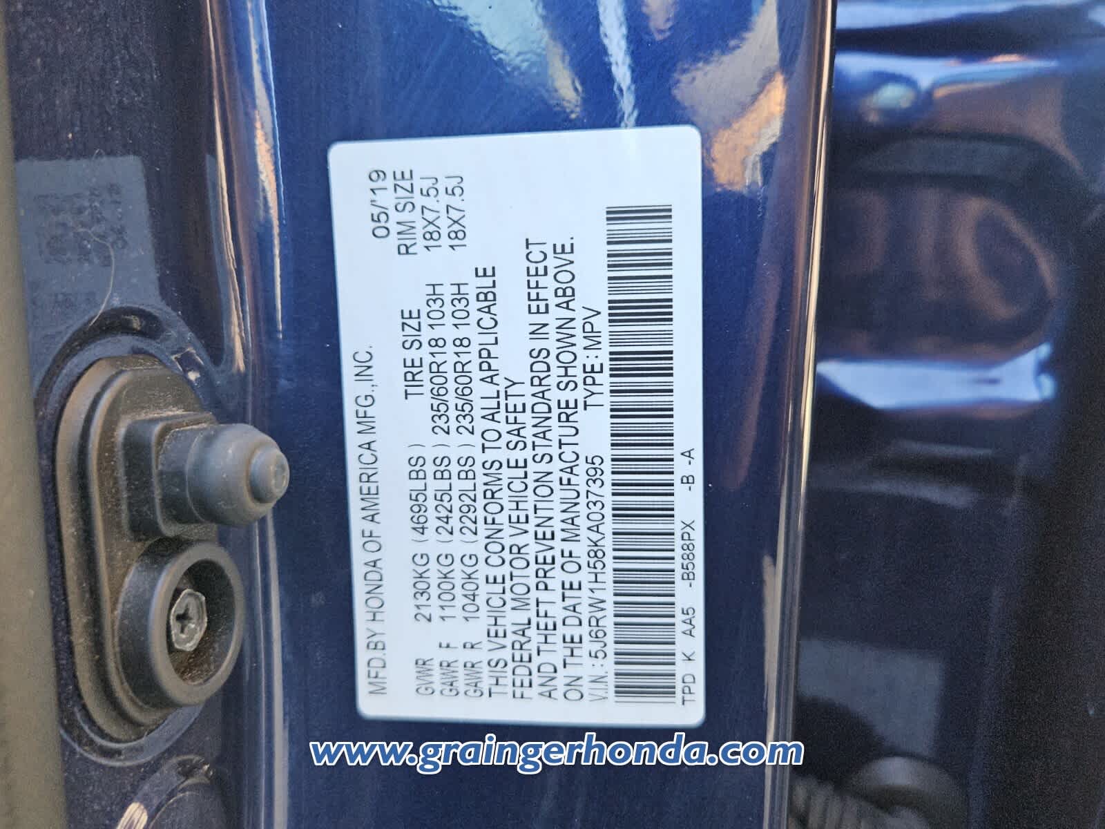 Used 2019 Honda CR-V SUV
