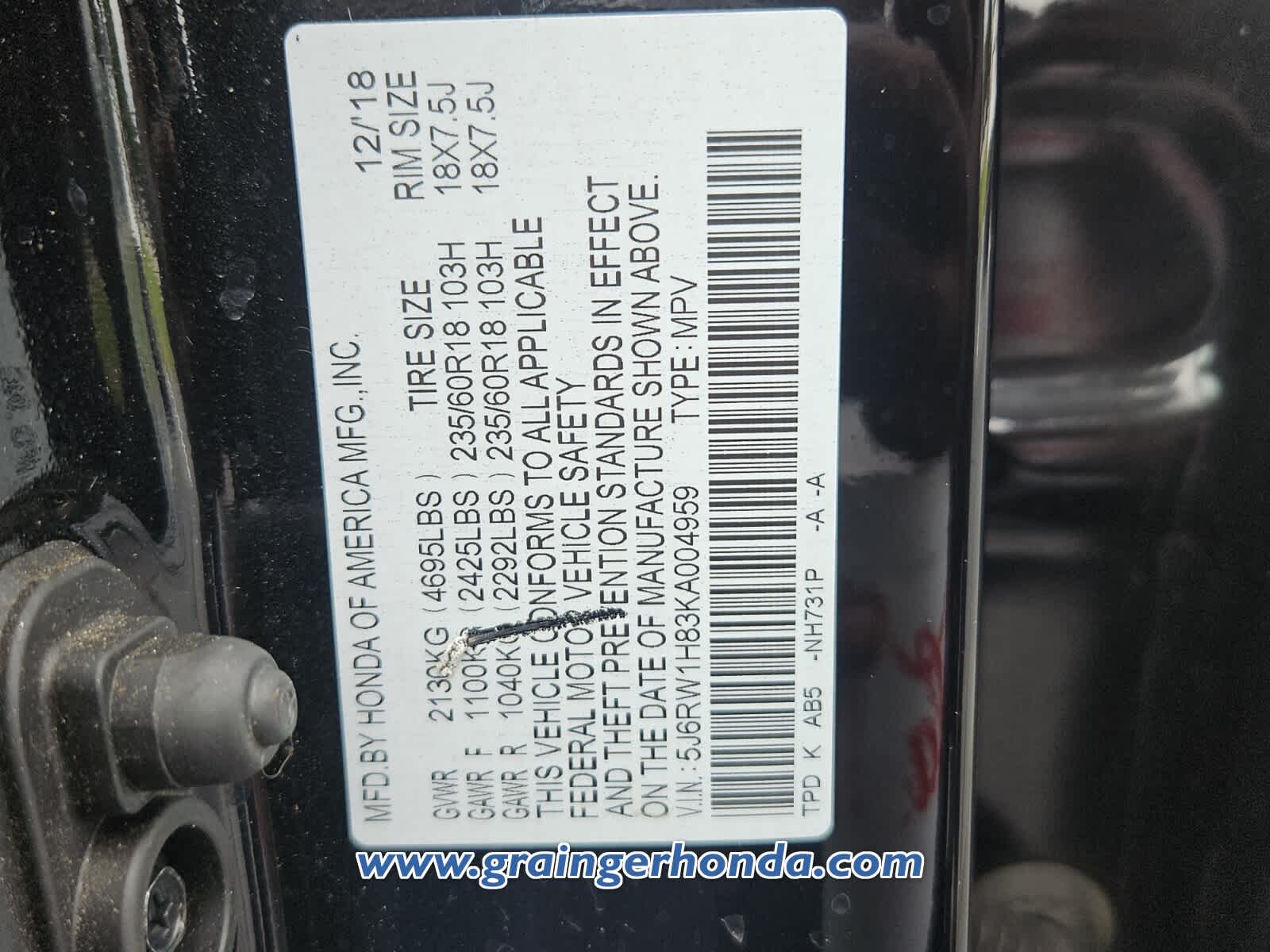 Used 2019 Honda CR-V SUV