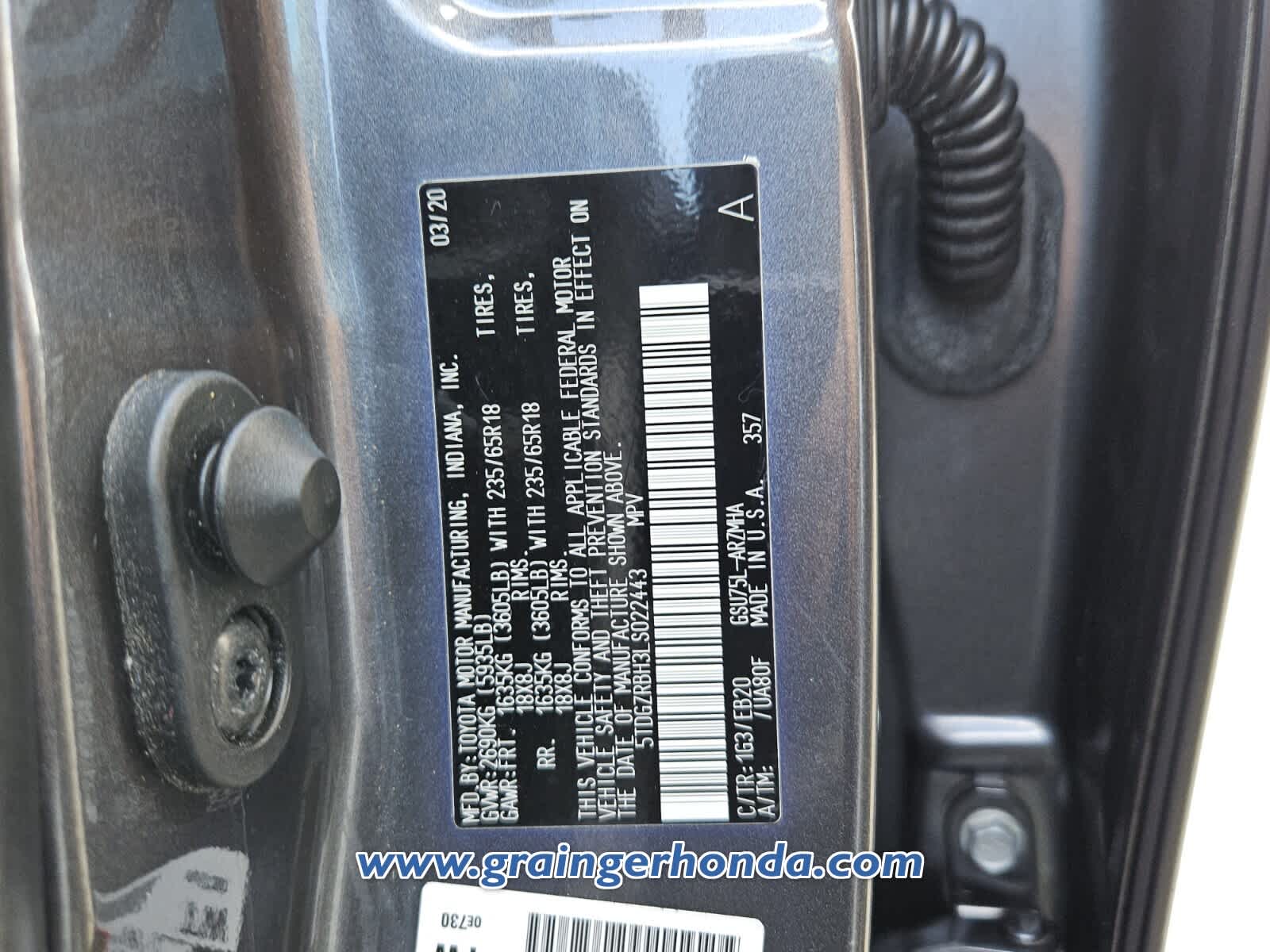 Used 2020 Toyota Highlander SUV