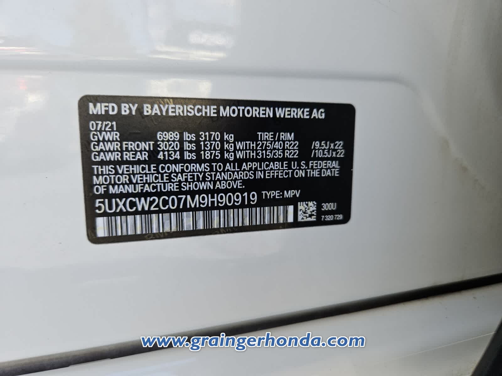 Used 2021 BMW X7 xDrive40i SUV