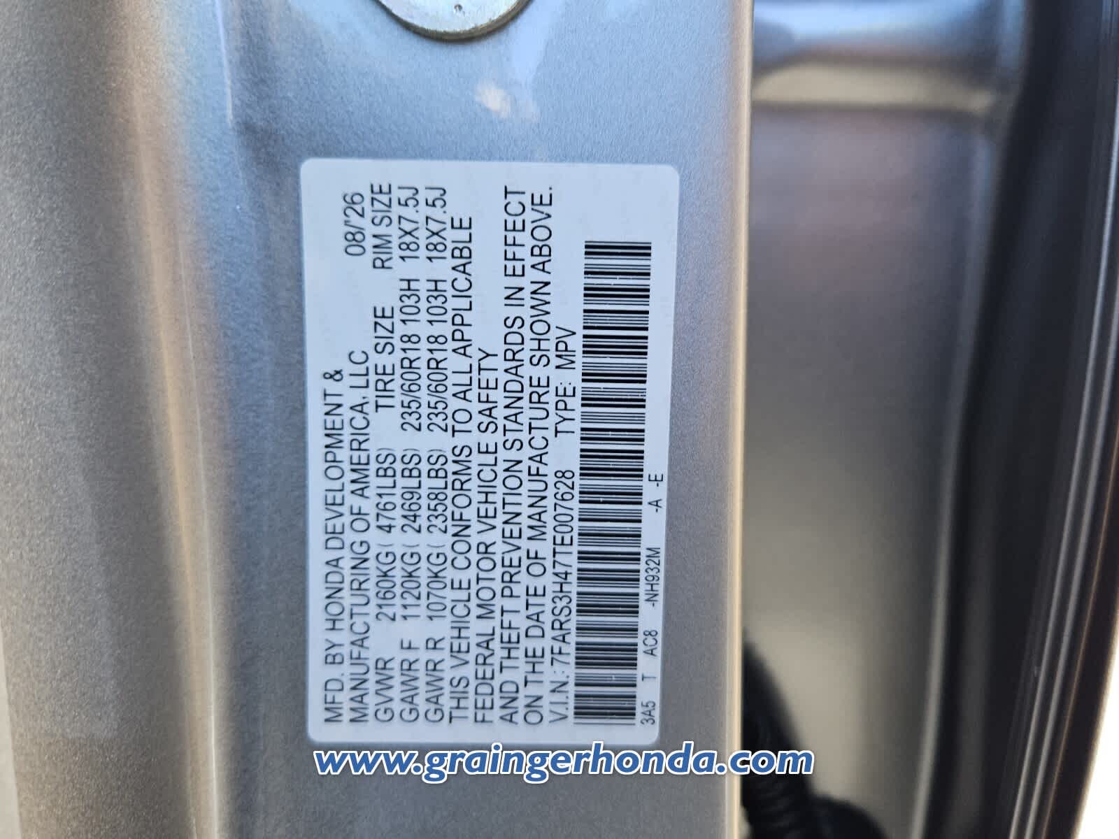 New 2026 Honda CR-V SUV