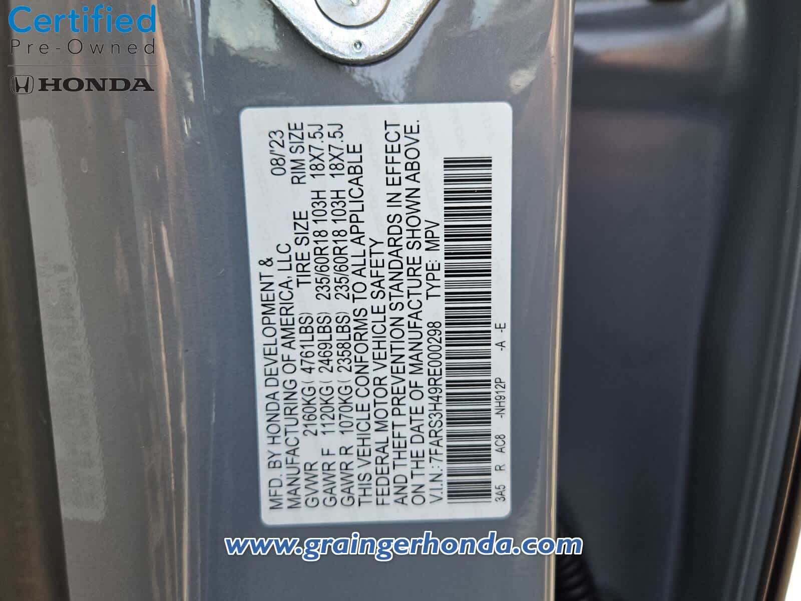 Used 2024 Honda CR-V SUV