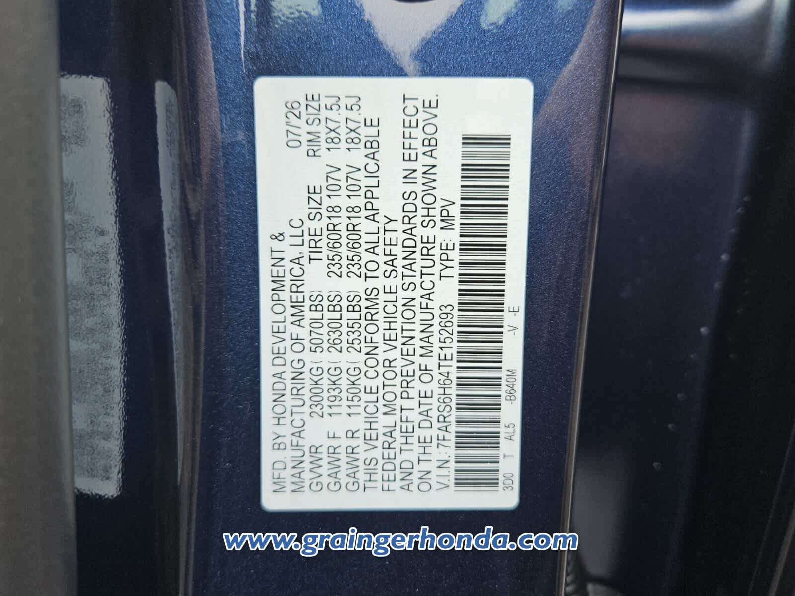 New 2026 Honda CR-V SUV