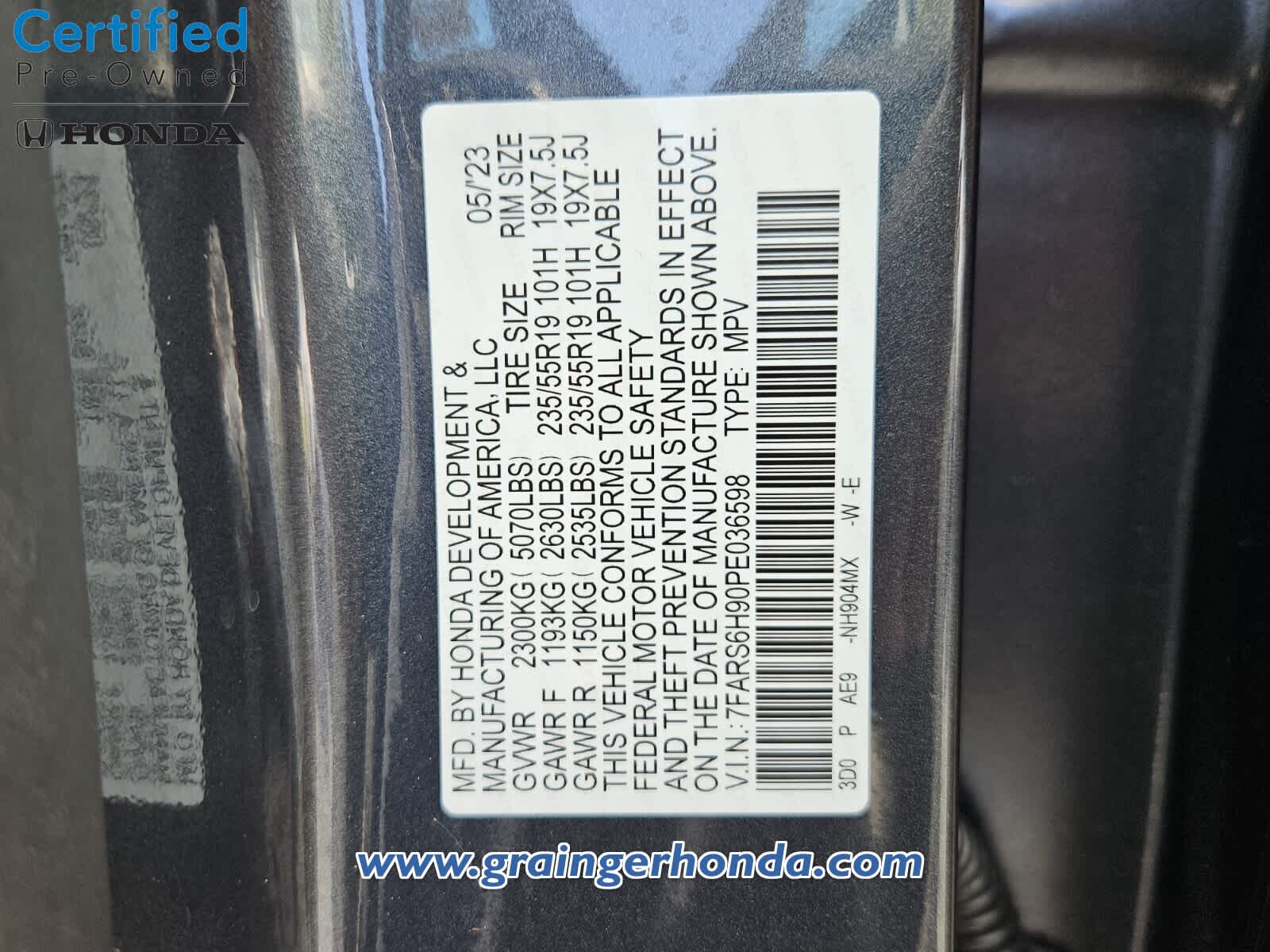 Used 2023 Honda CR-V SUV