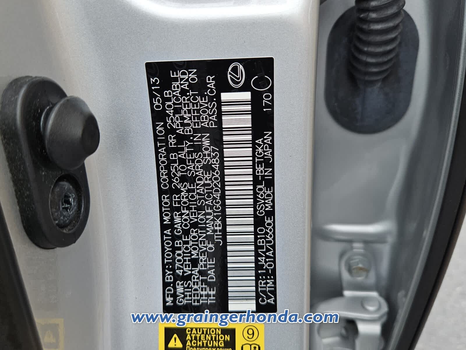 Used 2013 Lexus ES 350 Sedan