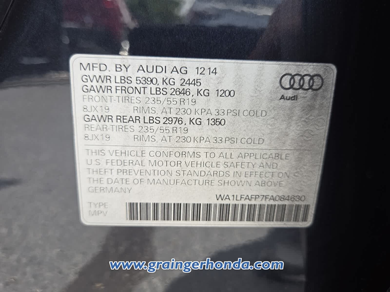 Used 2015 Audi Q5 SUV