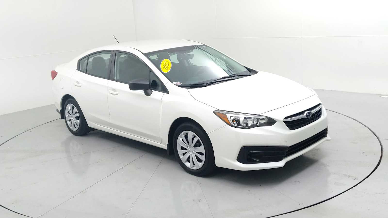 Crystal White Pearl 2023 Subaru Impreza Sedan AWD Sedan All-Wheel Drive Continuously Variable Transmission