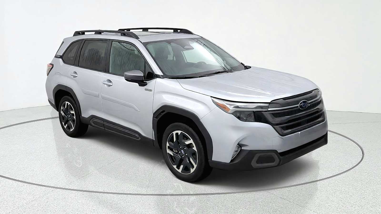 Ice Silver Metallic 2026 Subaru Forester Hybrid SUV / Crossover All-Wheel Drive Continuously Variable Transmission