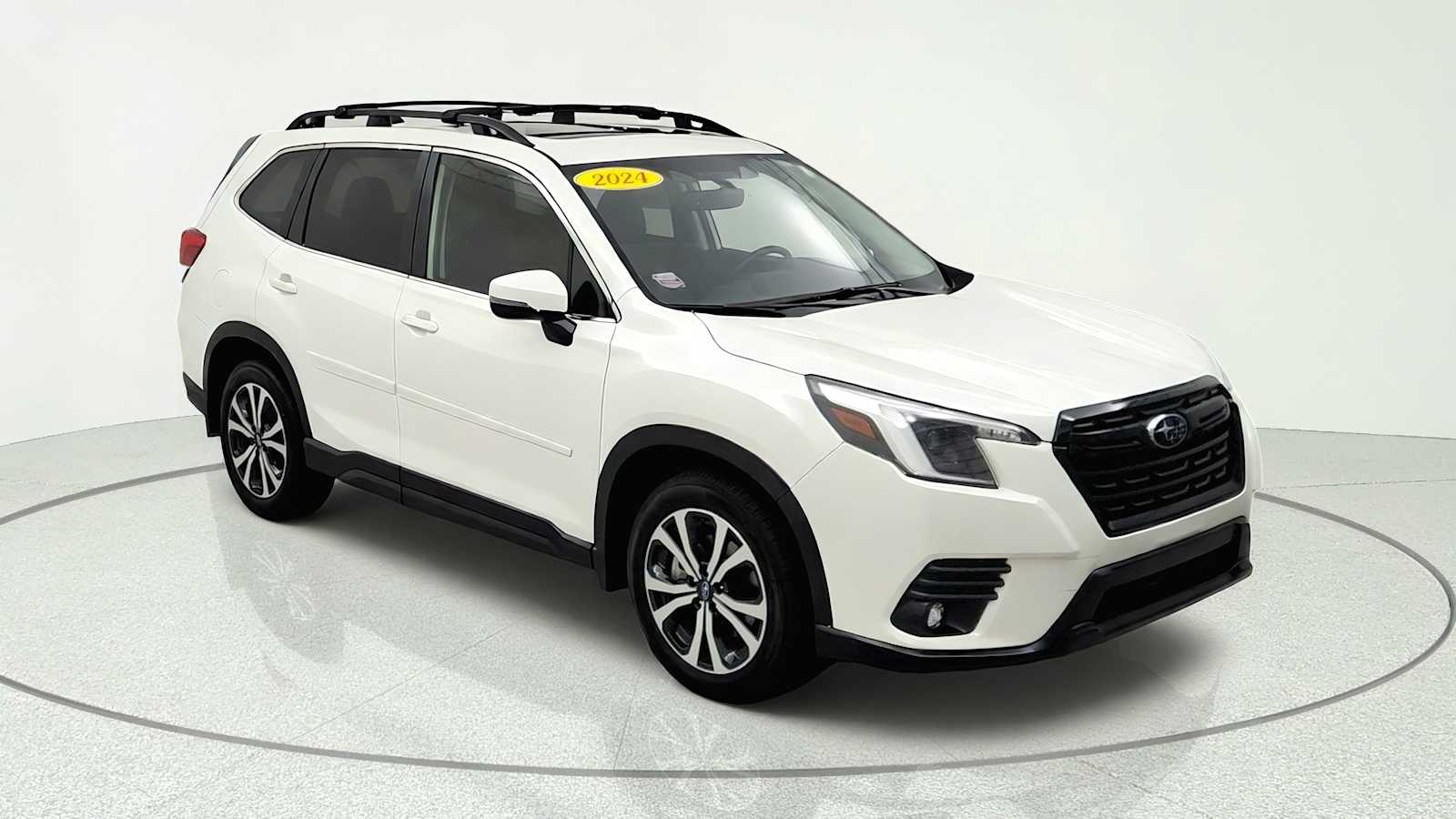 Crystal White Pearl 2024 Subaru Forester SUV / Crossover All-Wheel Drive Continuously Variable Transmission
