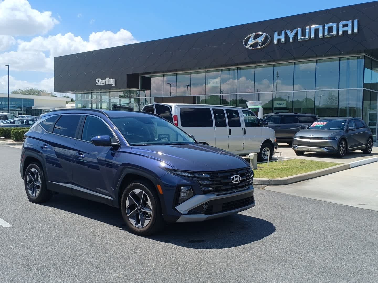 Atlantis Blue 2025 Hyundai Tucson SEL FWD SUV / Crossover Front-Wheel Drive 8-Speed Automatic