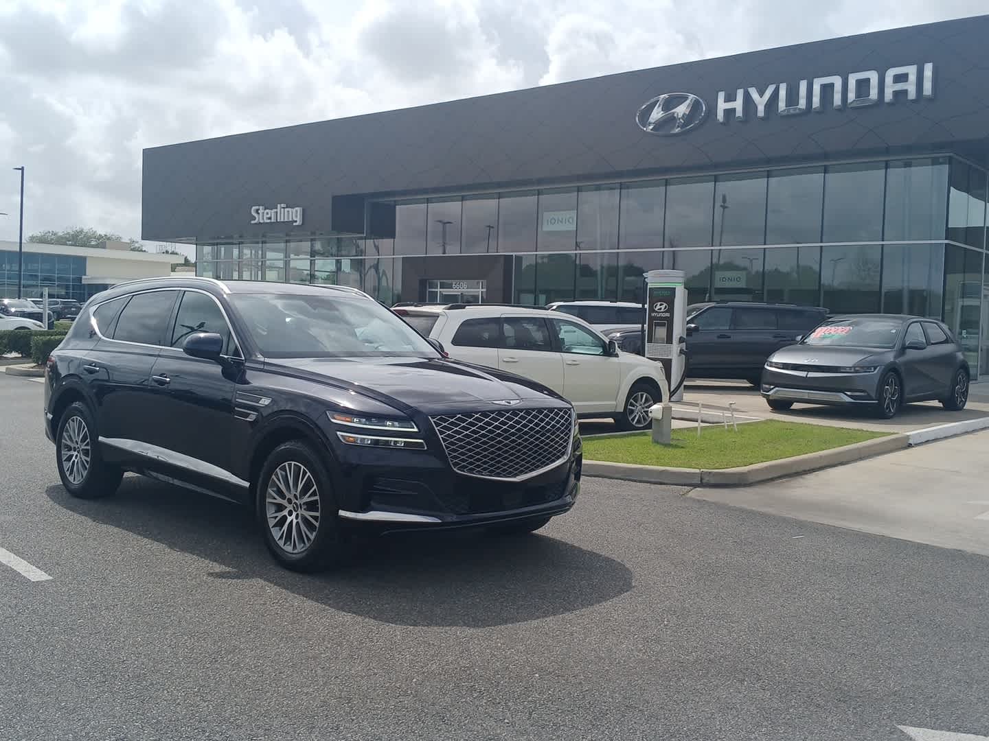 Capri Blue 2024 Genesis GV80 All-Wheel Drive 8-Speed Automatic