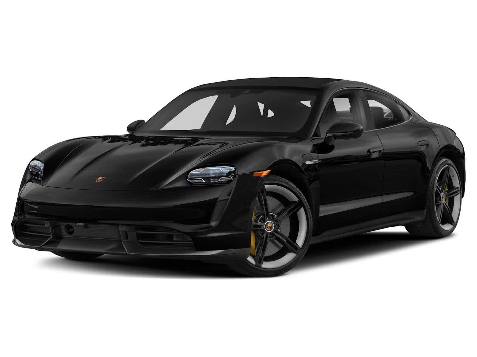 Black 2020 Porsche Taycan Turbo AWD Sedan All-Wheel Drive 2-Speed Automatic