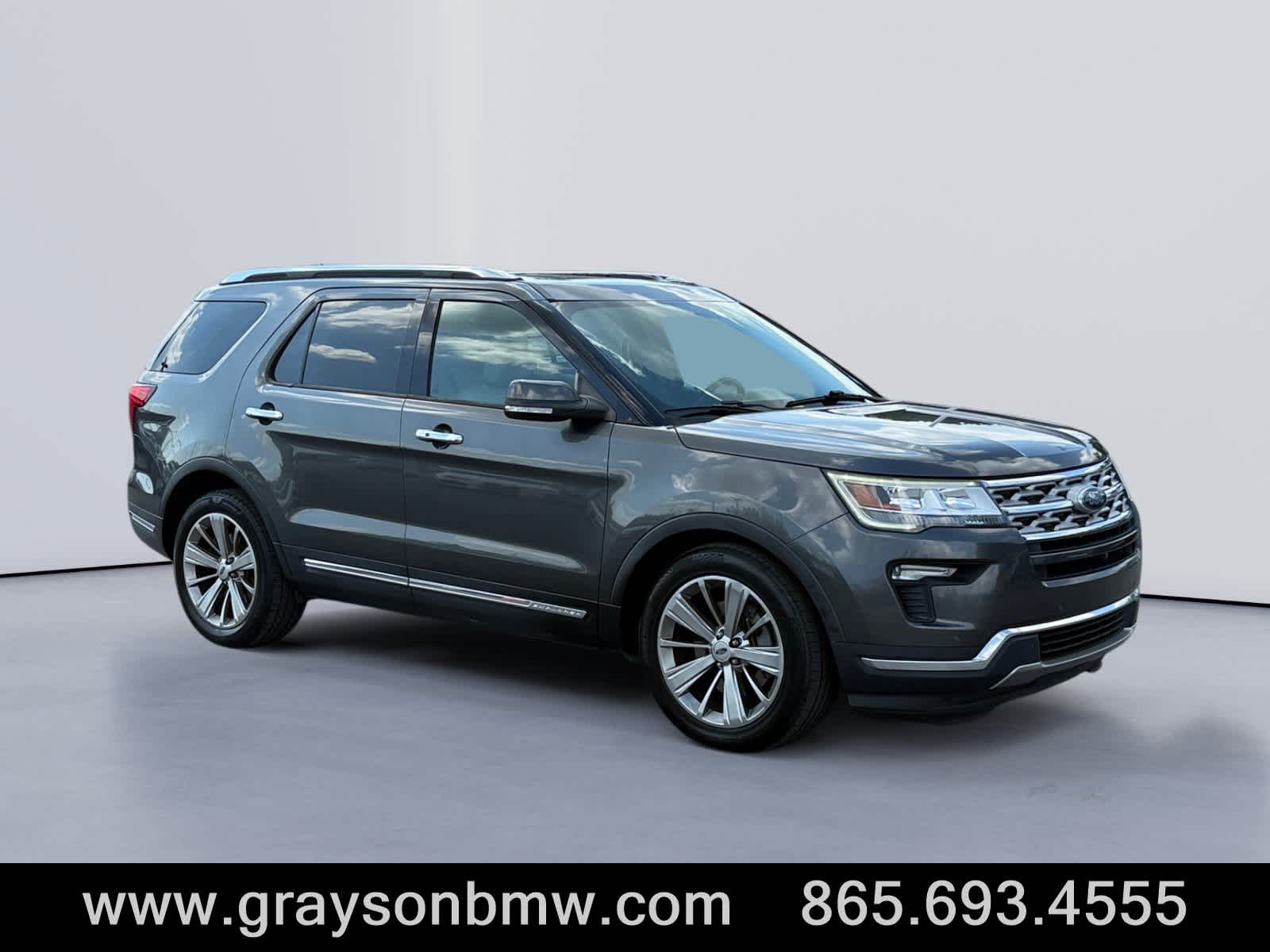 Gray (Magnetic Metallic) 2018 Ford Explorer SUV / Crossover Front-Wheel Drive 6-Speed Automatic