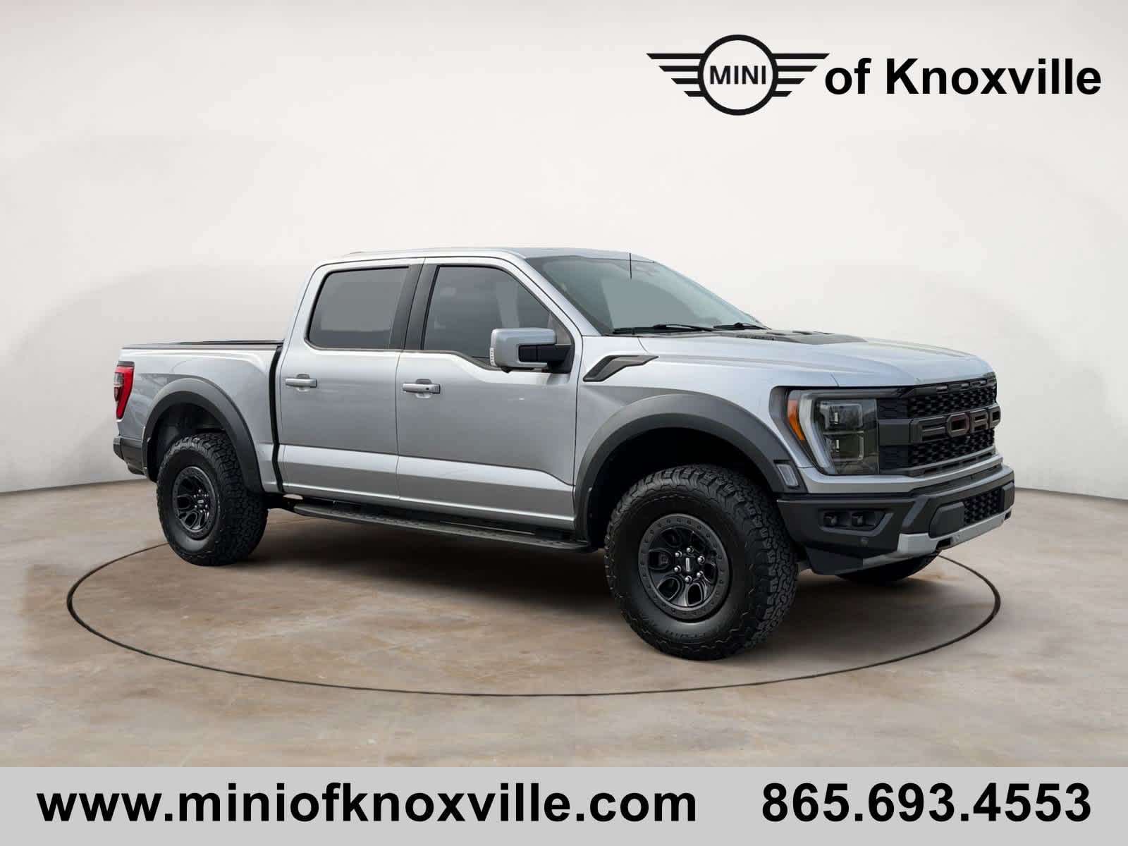 Iconic Silver Metallic 2023 Ford F-150 Raptor SuperCrew 4WD Pickup Truck Four-Wheel Drive Automatic