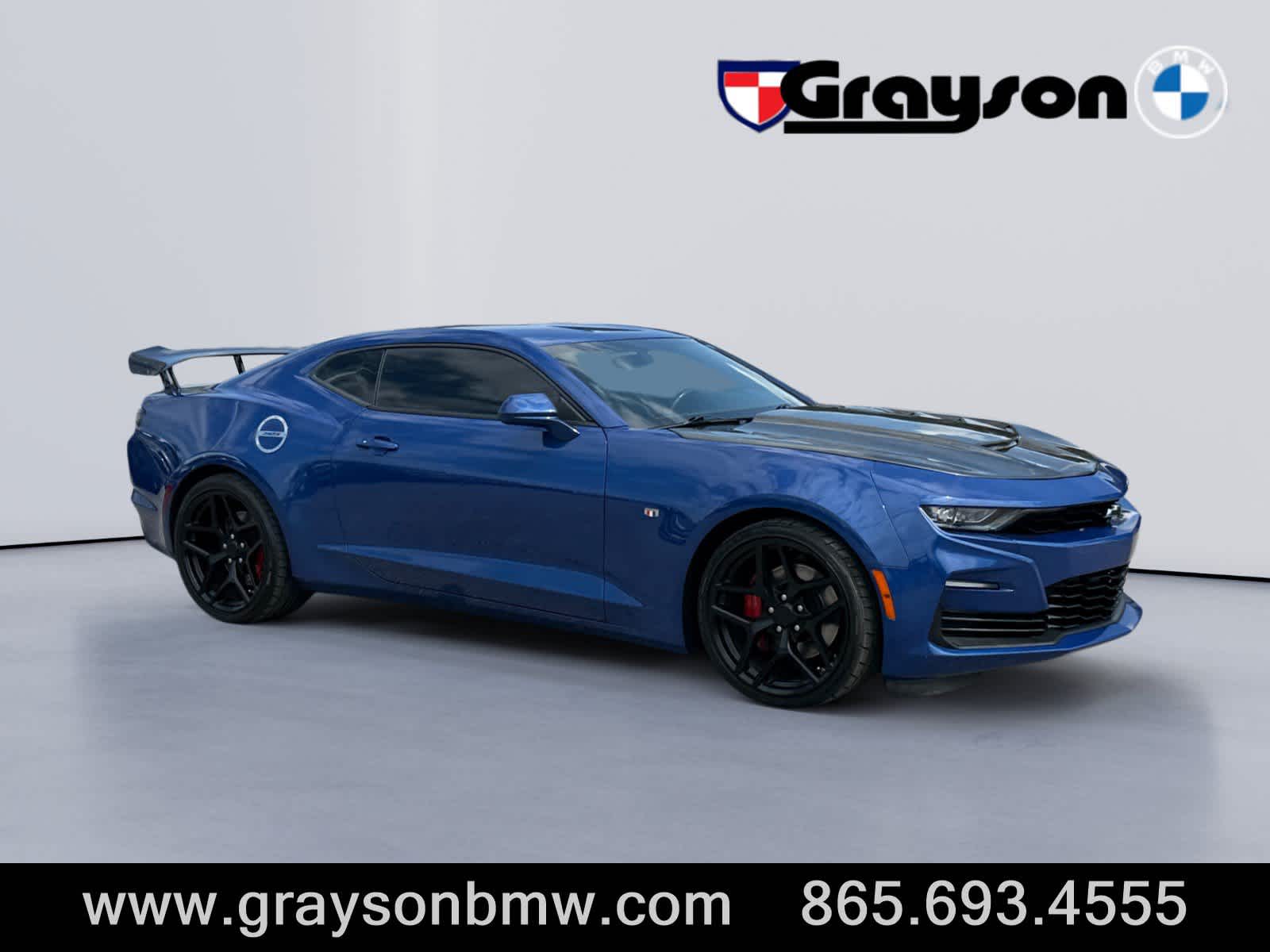 Riverside Blue Metallic 2022 Chevrolet Camaro Coupe Rear-Wheel Drive Automatic
