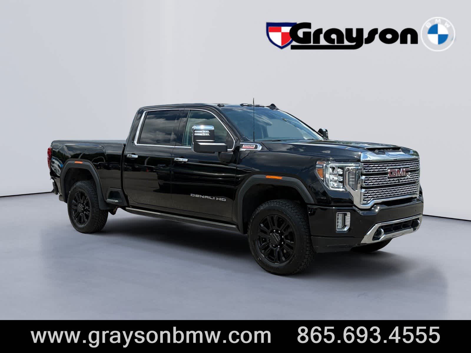 Black (Ebony Twilight Metallic) 2022 GMC Sierra 2500HD Pickup Truck Four-Wheel Drive Automatic