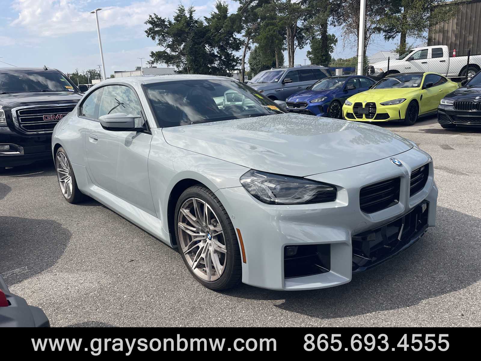 Gray (Brooklyn Grey Metallic) 2026 BMW M2 Coupe Rear-Wheel Drive Manual