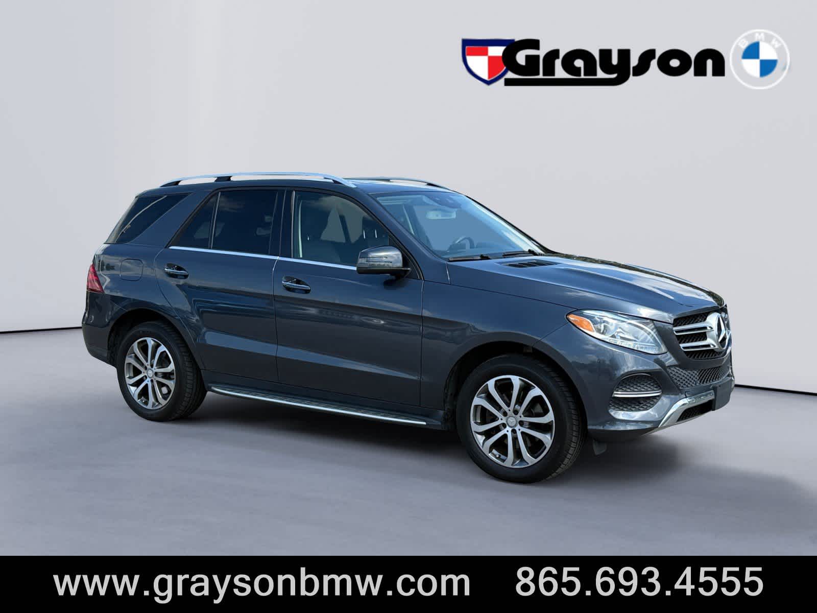 Steel Gray Metallic 2016 Mercedes-Benz GLE SUV / Crossover All-Wheel Drive 7-Speed Automatic