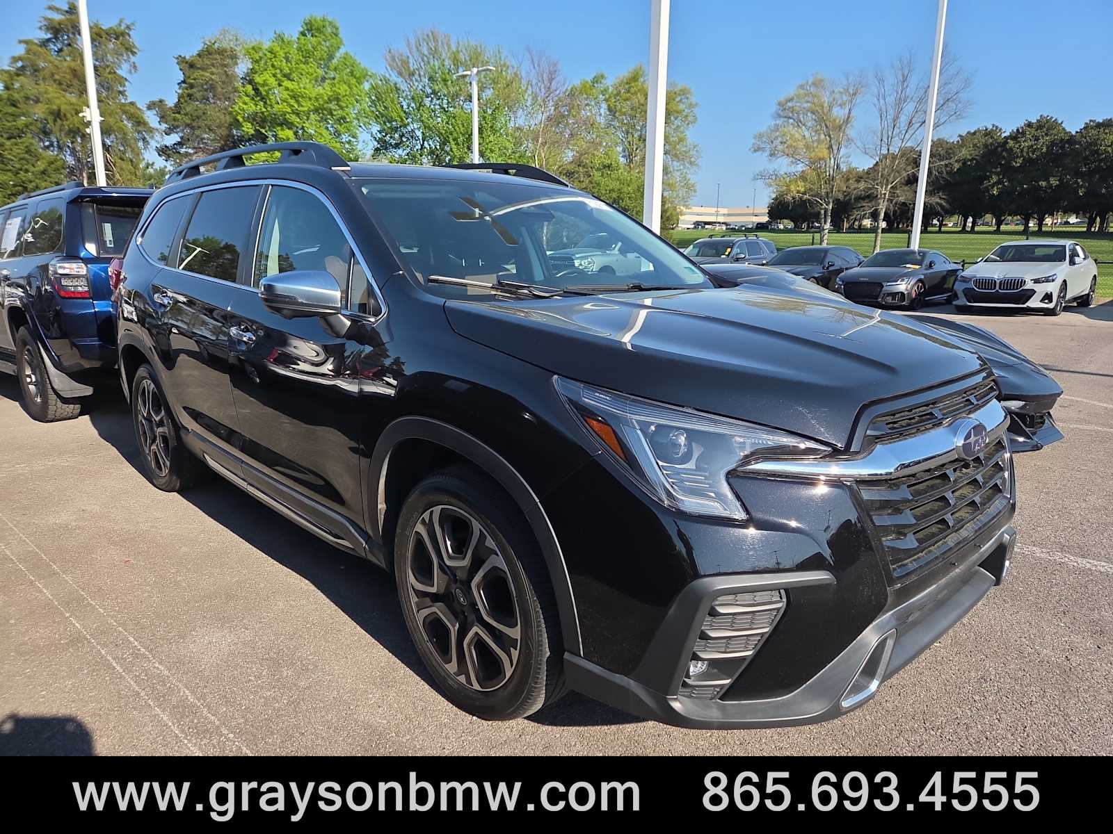 Crystal Black Silica 2023 Subaru Ascent Touring AWD SUV / Crossover All-Wheel Drive Continuously Variable Transmission