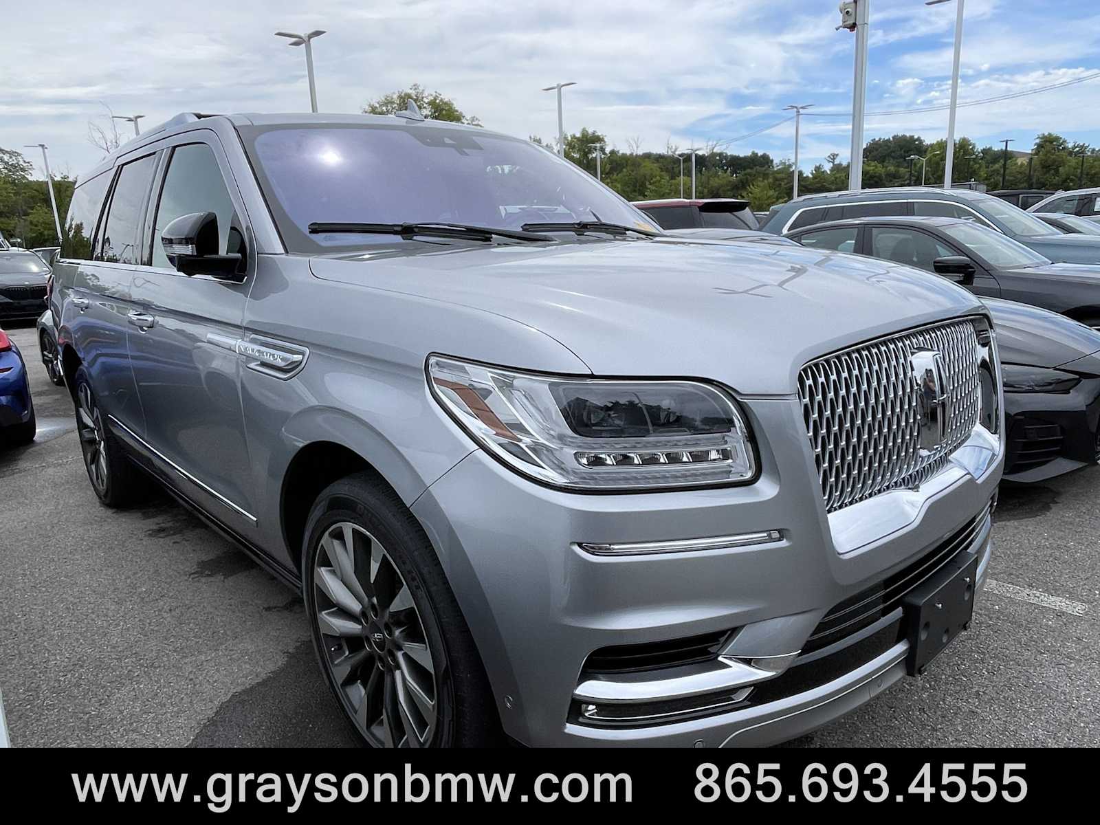 Silver Radiance 2021 Lincoln Navigator SUV / Crossover Four-Wheel Drive Automatic
