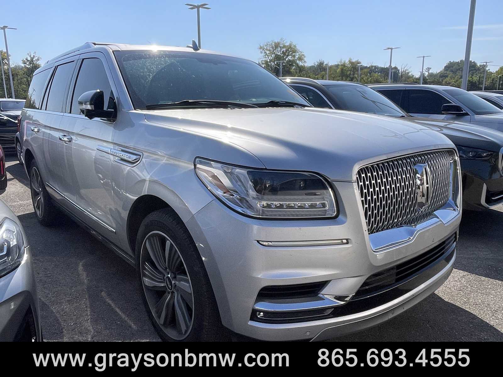 Ingot Silver Metallic 2018 Lincoln Navigator SUV / Crossover Four-Wheel Drive Automatic