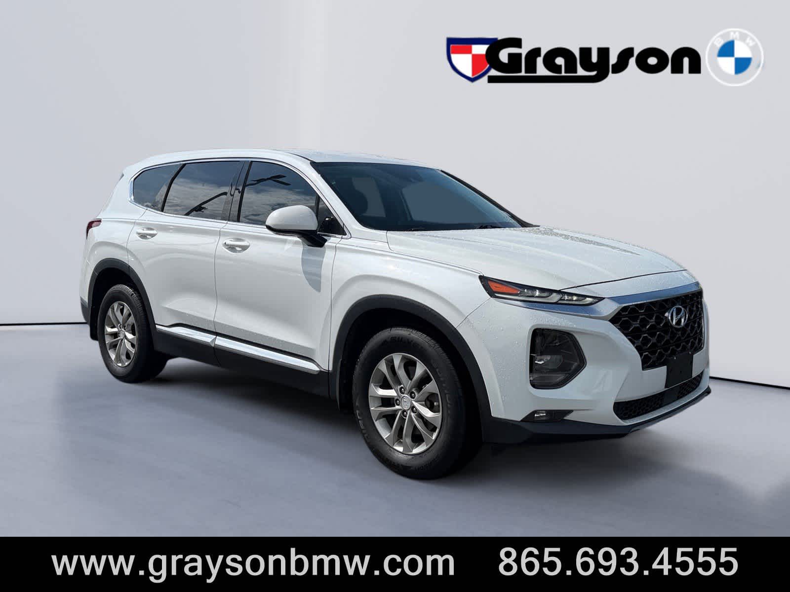 Quartz White 2020 Hyundai Santa Fe SUV / Crossover All-Wheel Drive 8-Speed Automatic
