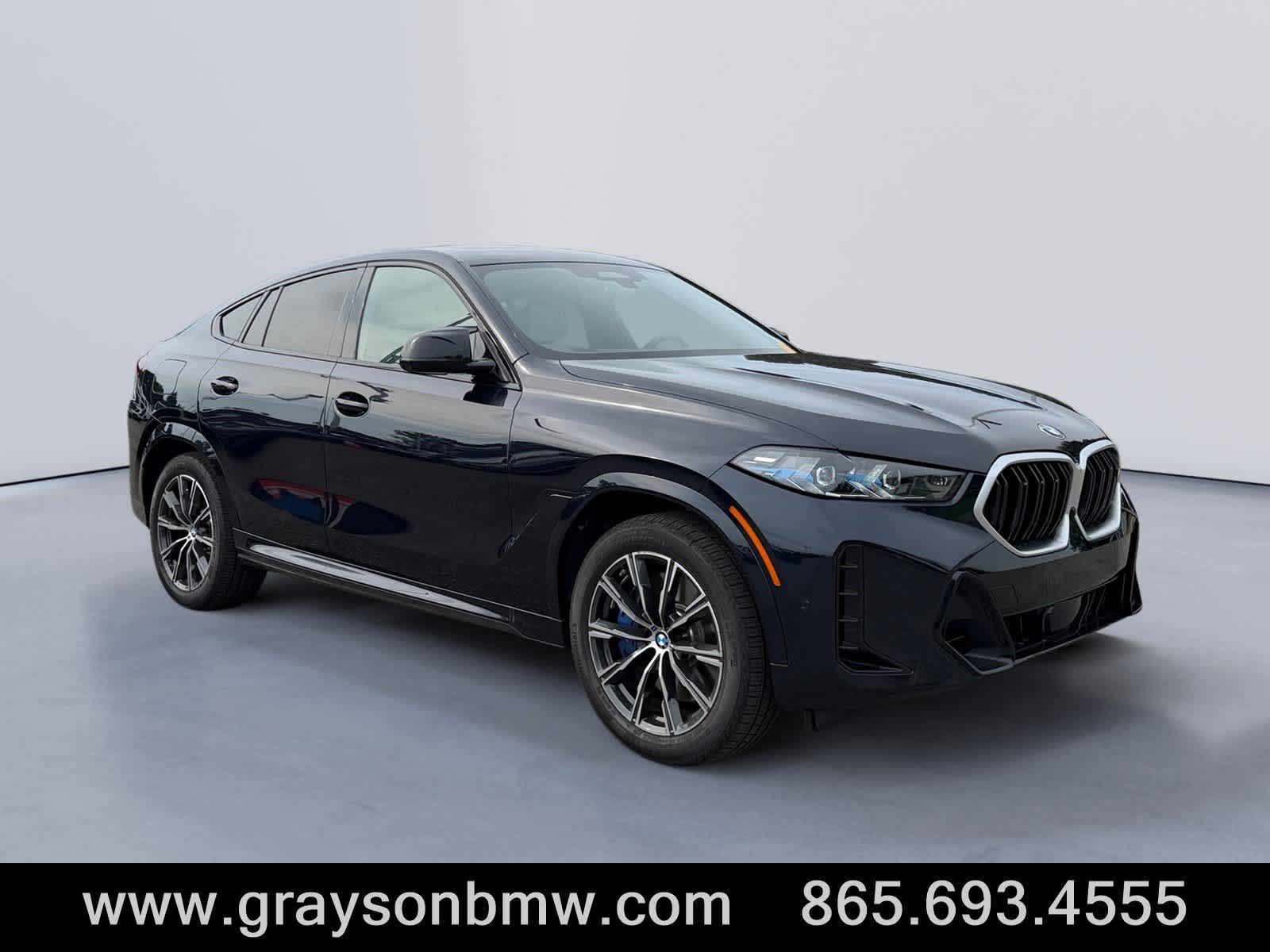 Black 2027 BMW X6 SUV / Crossover All-Wheel Drive 8-Speed Automatic