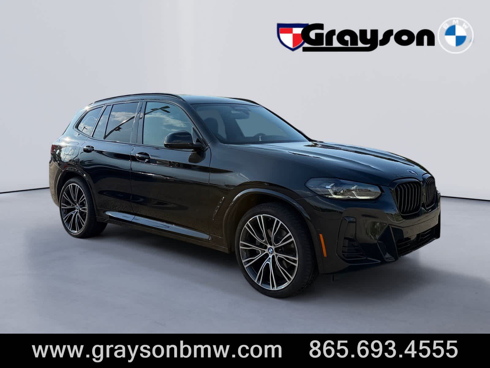 Black Sapphire Metallic 2023 BMW X3 SUV / Crossover All-Wheel Drive 8-Speed Automatic