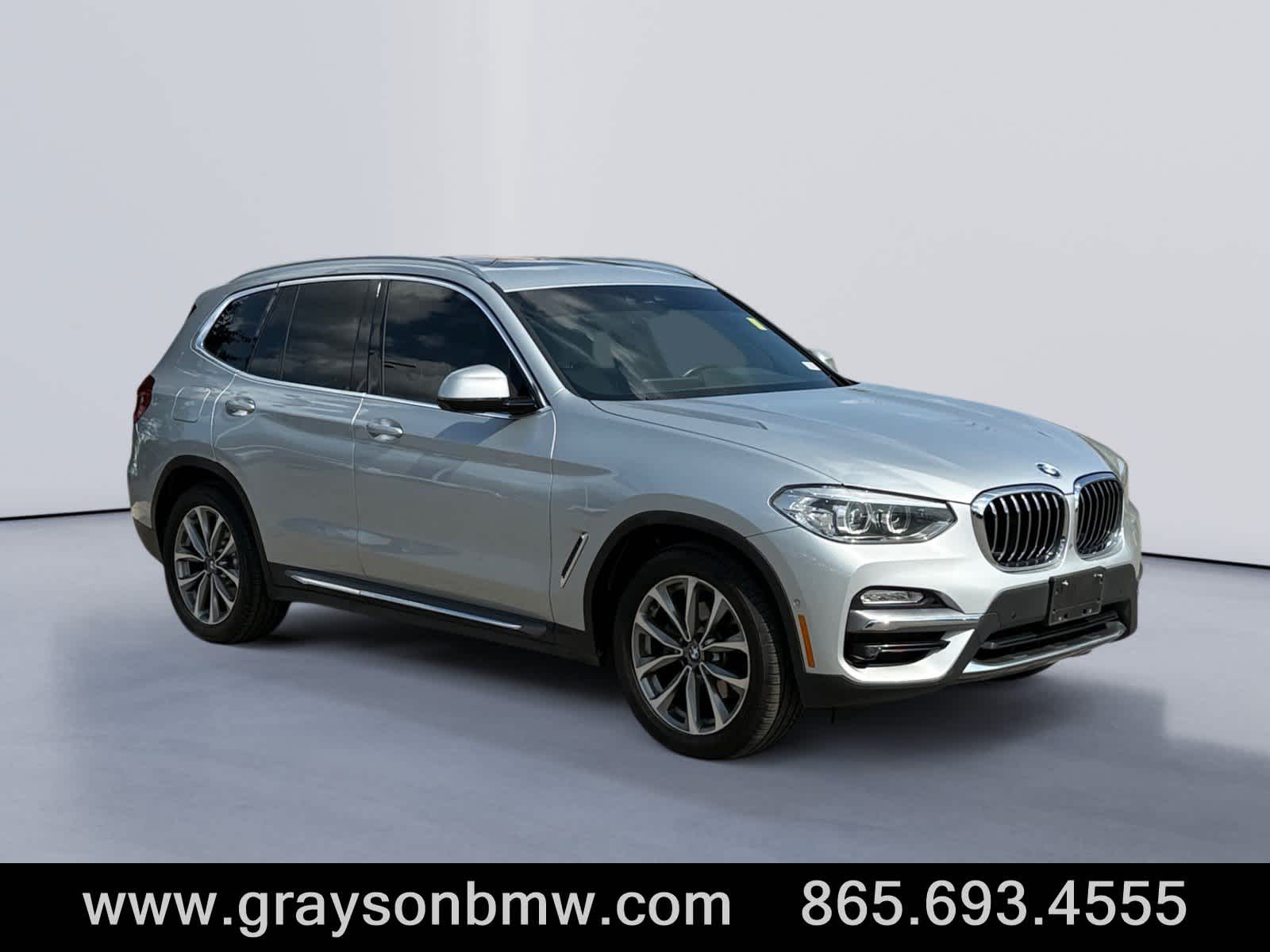 Glacier Silver Metallic 2019 BMW X3 SUV / Crossover All-Wheel Drive 8-Speed Automatic