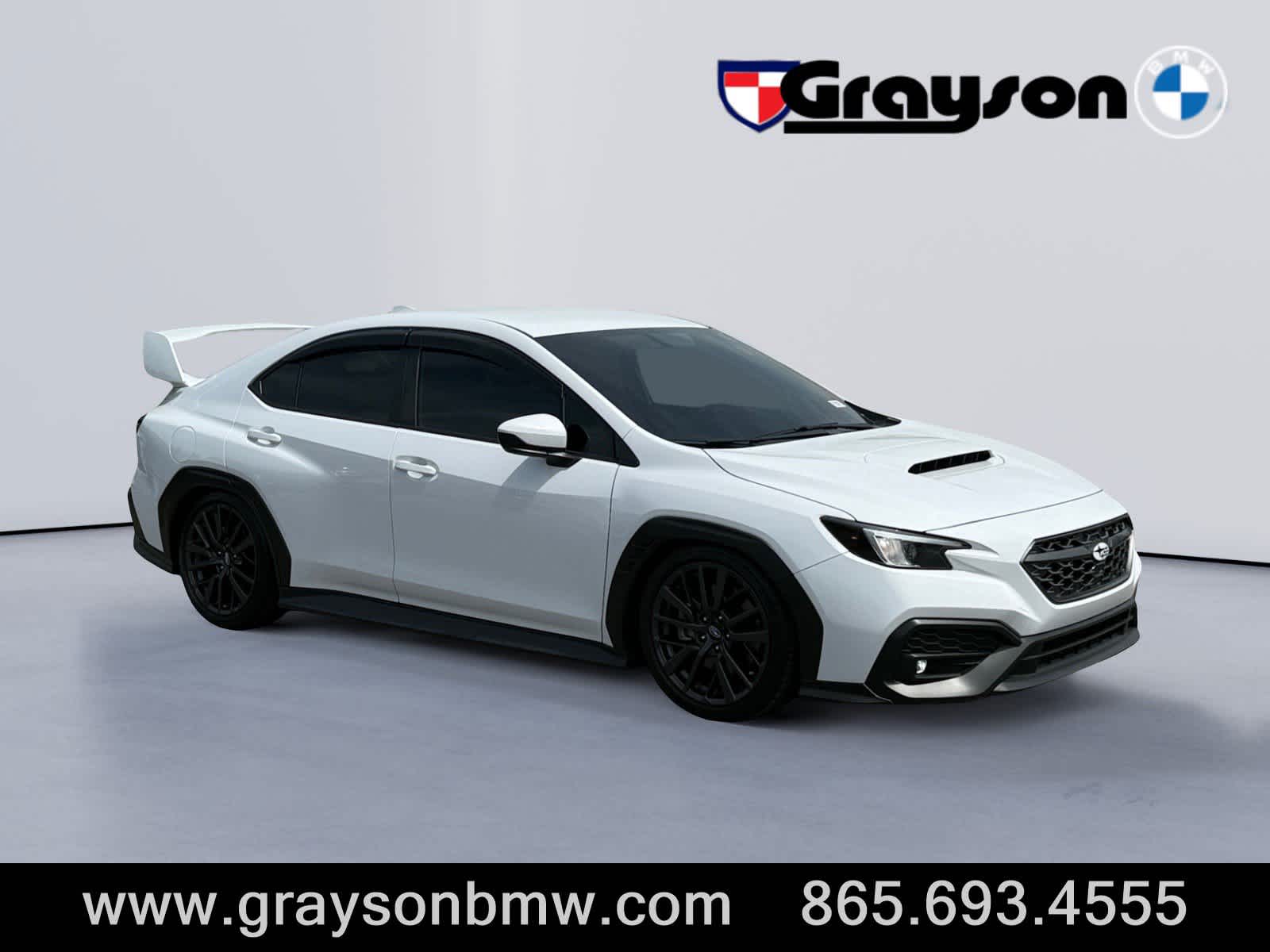 Ceramic White 2023 Subaru WRX Premium AWD Sedan All-Wheel Drive 6-Speed Manual