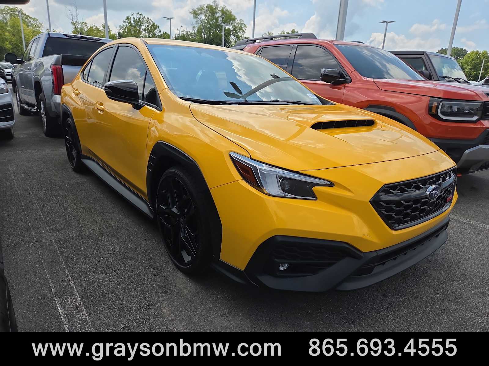 Sunrise Yellow 2026 Subaru WRX Sedan All-Wheel Drive 6-Speed Manual