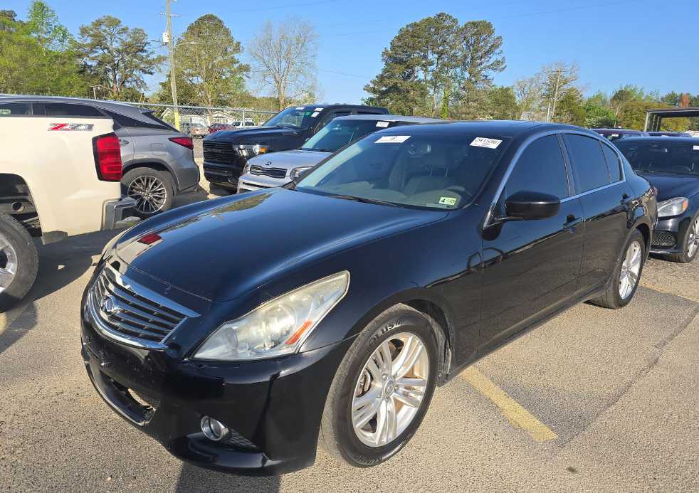 Black Obsidian 2013 INFINITI G37 Journey Sedan RWD Sedan Rear-Wheel Drive Automatic