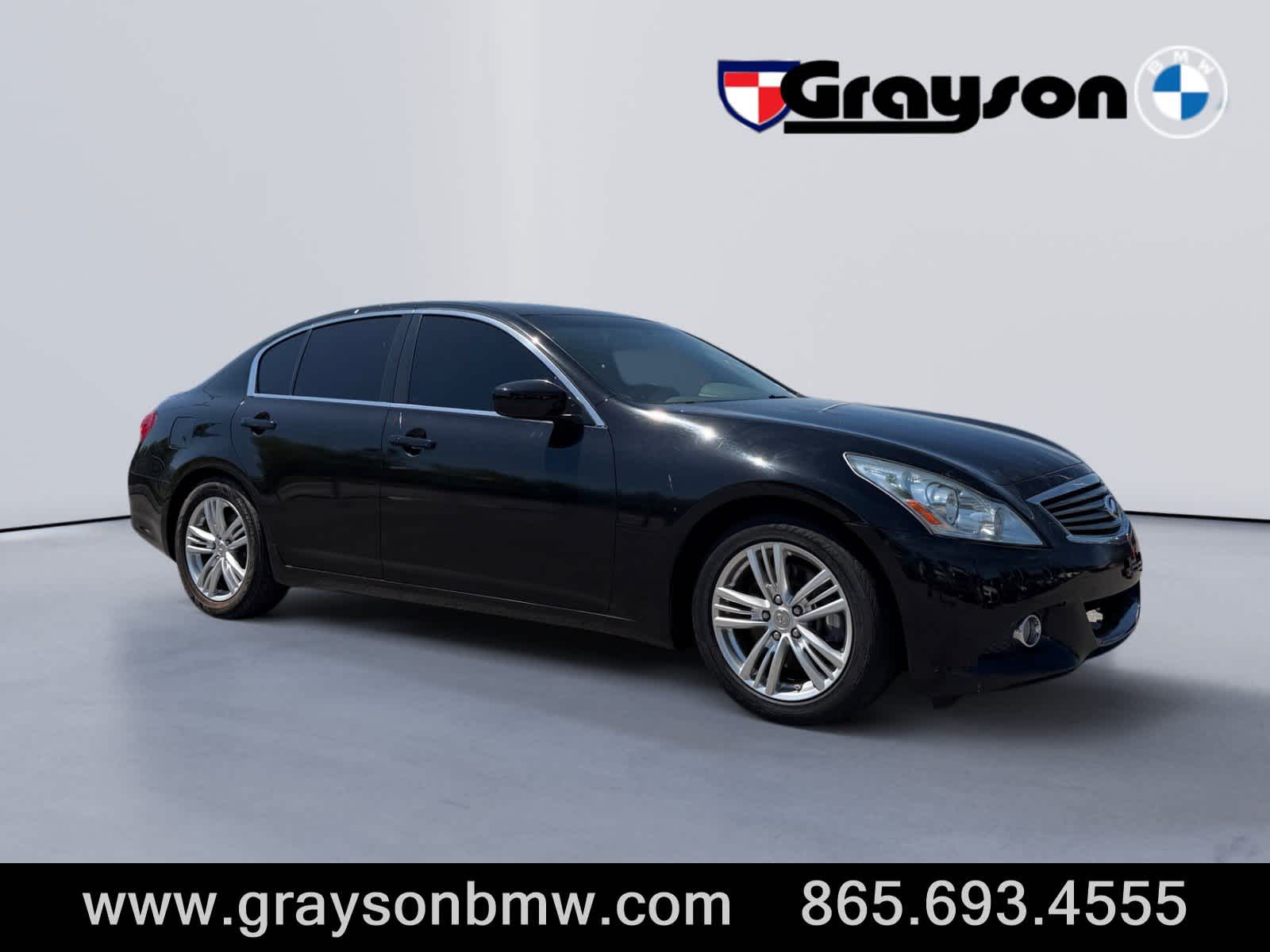 Black Obsidian 2013 INFINITI G37 Journey Sedan RWD Sedan Rear-Wheel Drive Automatic