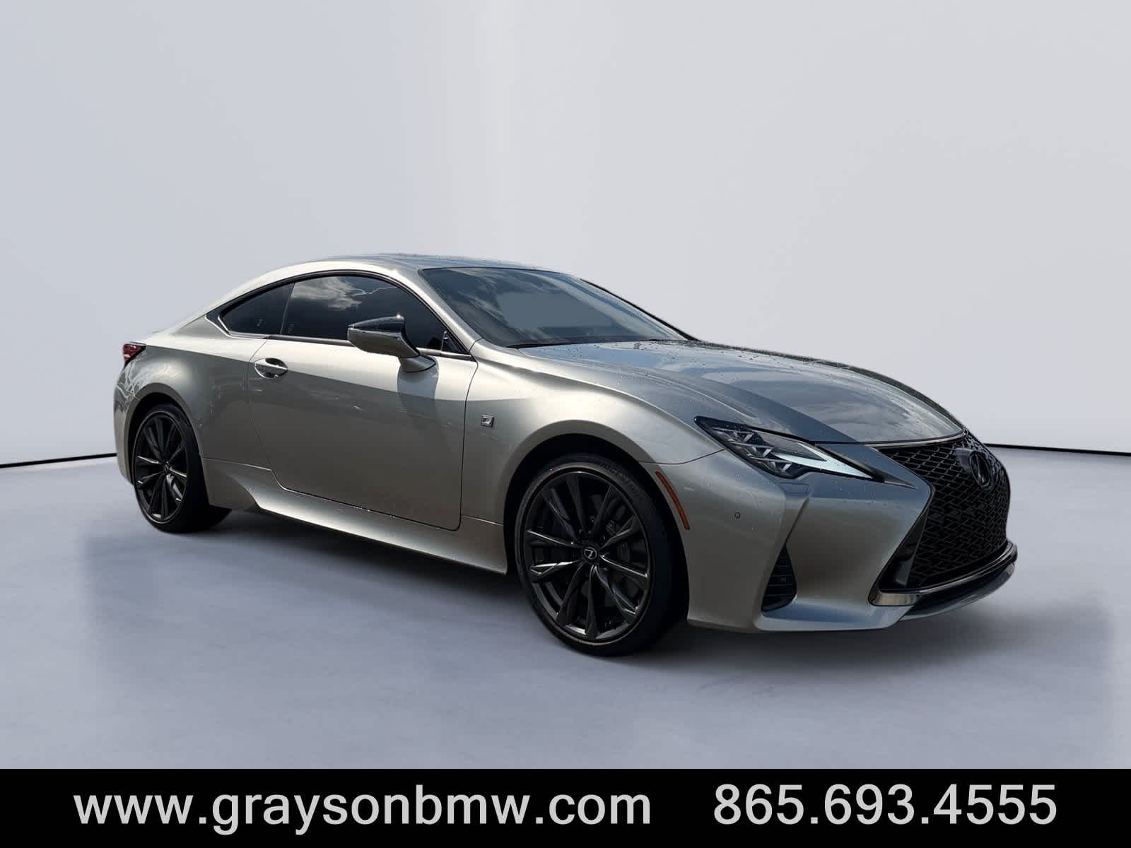 Atomic Silver 2023 Lexus RC Coupe Rear-Wheel Drive 8-Speed Automatic