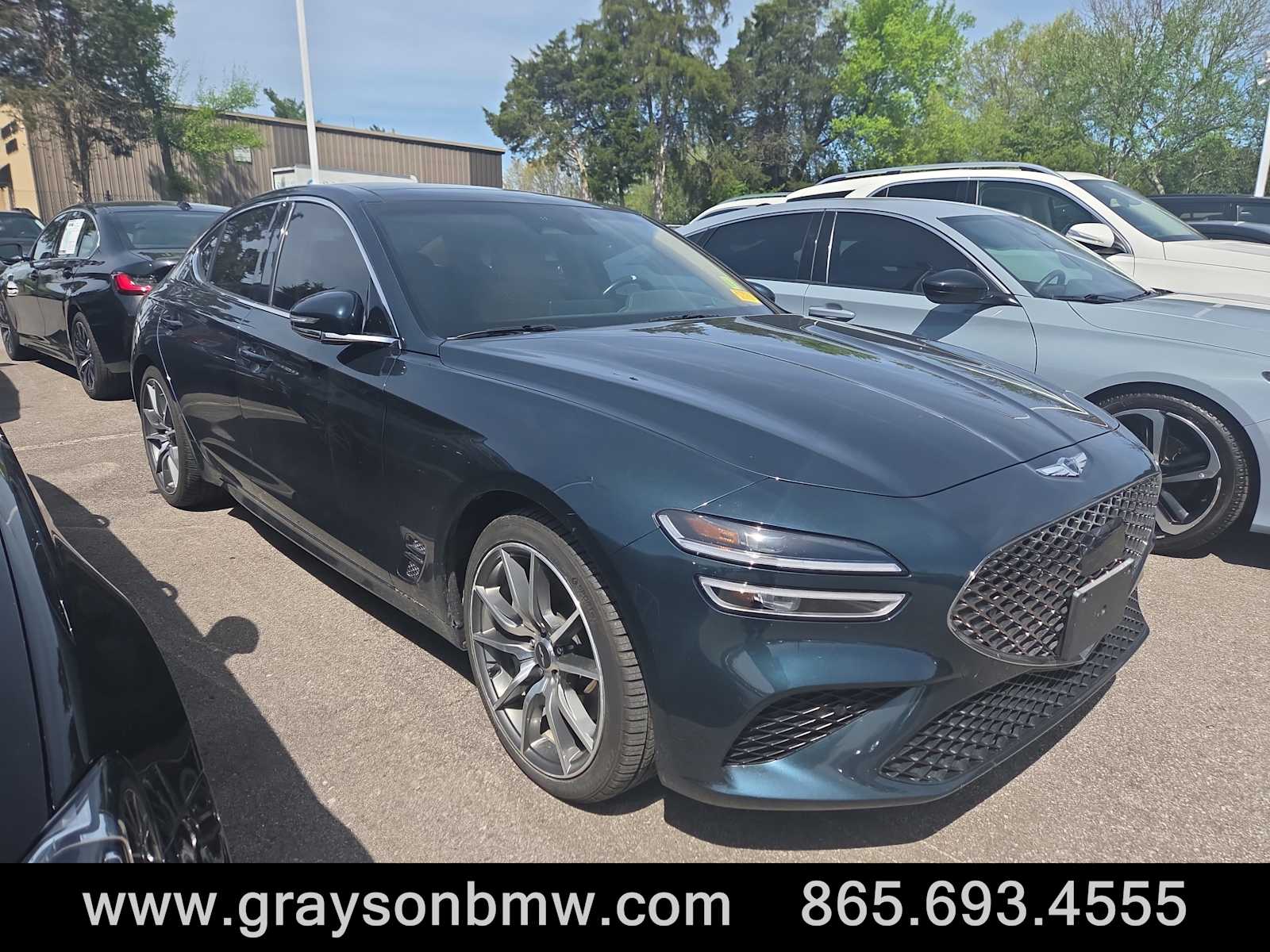 Tasman Blue 2022 Genesis G70 3.3T Advanced AWD Sedan Automatic