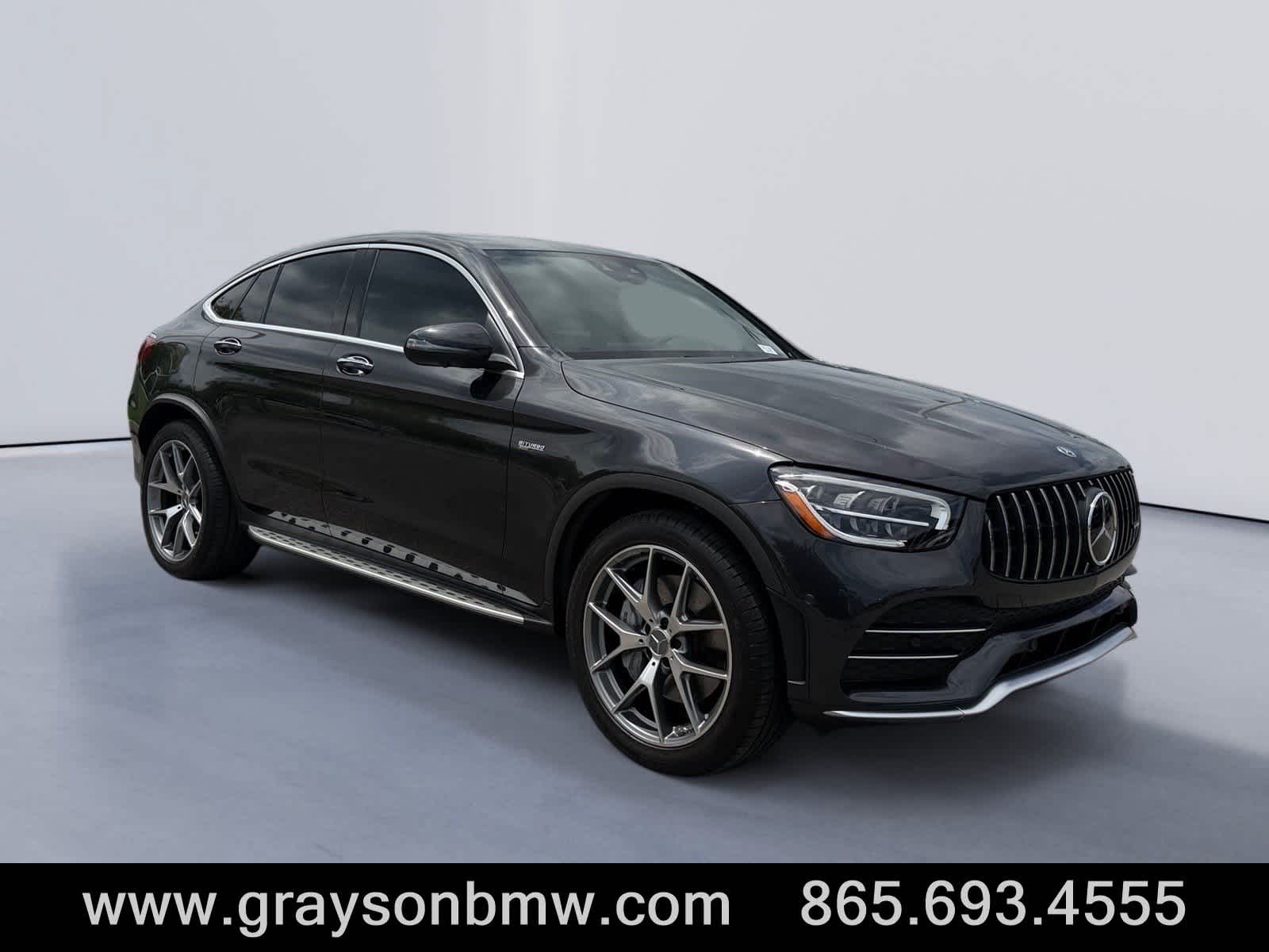 Gray (Graphite Grey Metallic) 2023 Mercedes-Benz GLC Coupe All-Wheel Drive 9-Speed Automatic