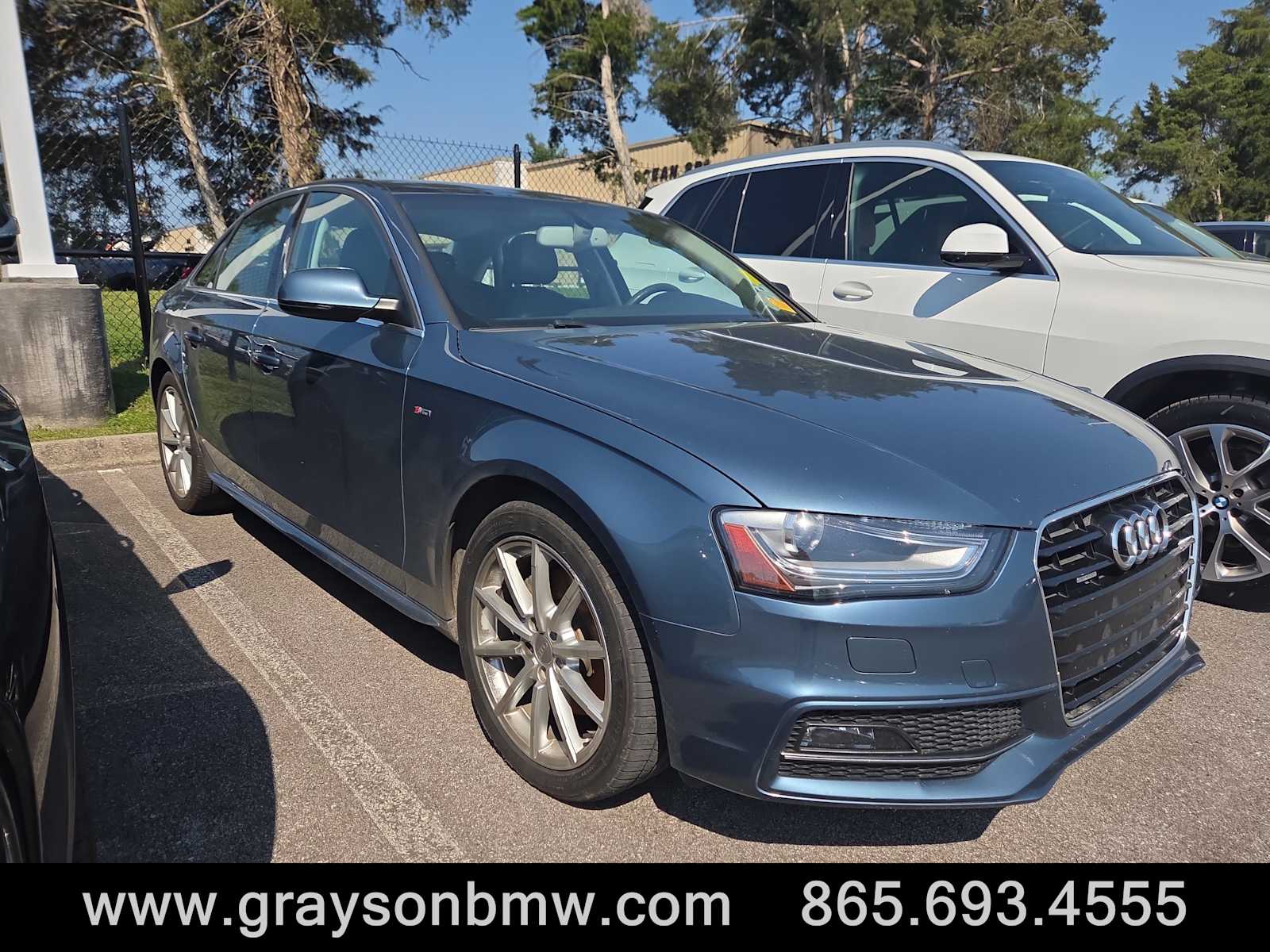 Blue 2015 Audi A4 2.0T quattro Premium Plus AWD Sedan All-Wheel Drive 8-Speed Automatic